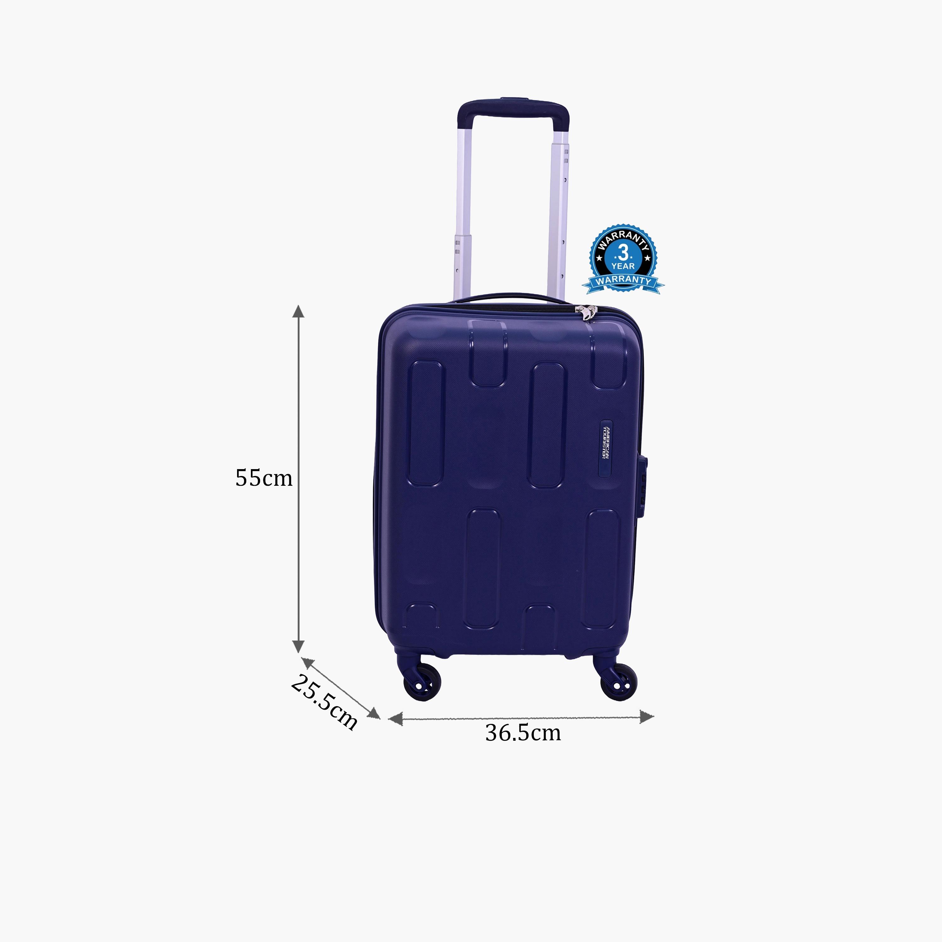 American Tourister Ellipso 55 CM Small Cabin Polypropylene Hard Sided 4-Wheeler Spinner Trolley Bag with TSA Lock-travel-luggagesandbags-luggage-image-2