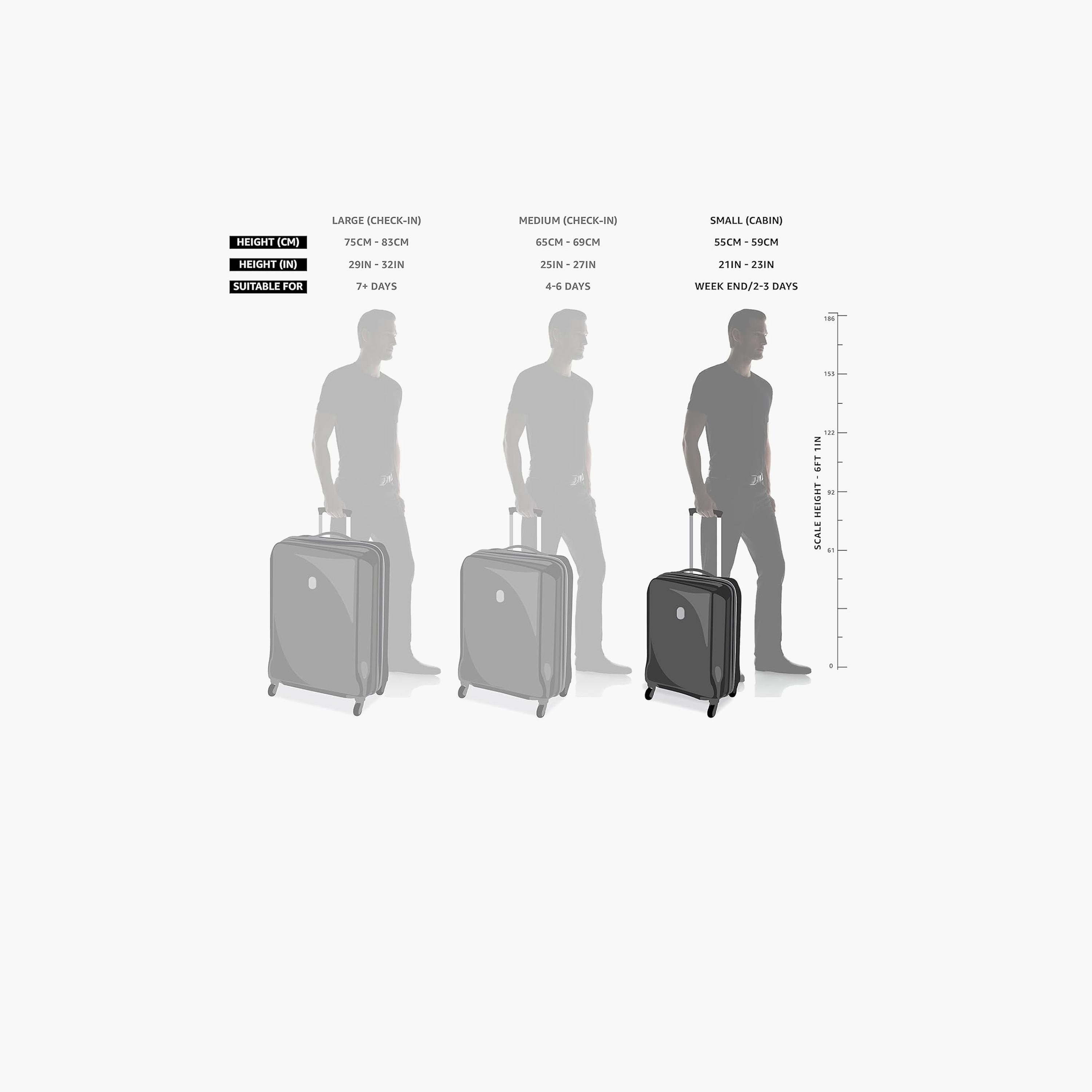 أميريكان توريستر-  شنطة سفر صغيرة إليبسو    55 سم من البولي بروبيلين جوانب صلبة  بأربع عجلات دوارة قفل TSA-travel-luggagesandbags-luggage-image-4