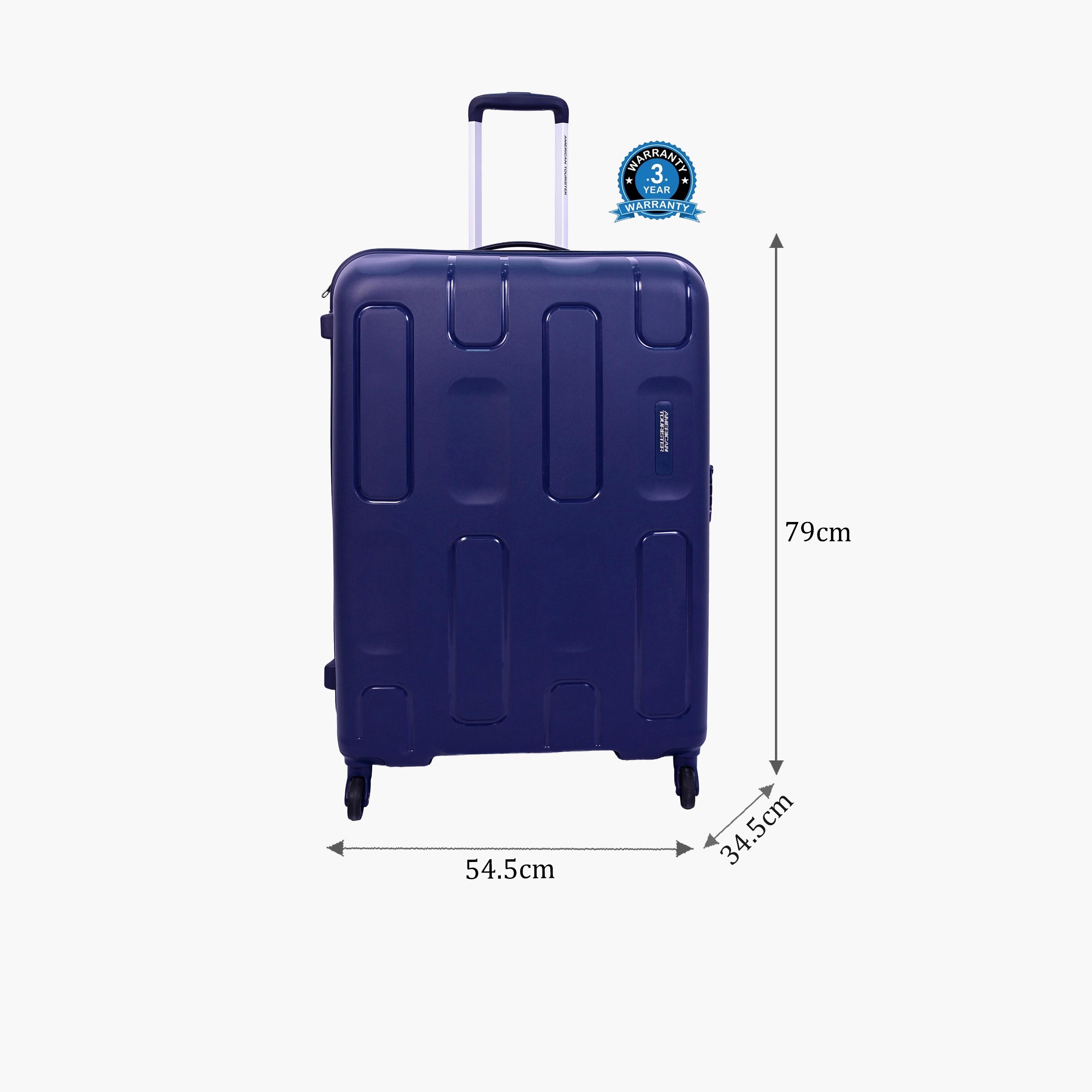 American Tourister Ellipso 79 CM Large Check-in Polypropylene Hard Sided 4-Wheeler Spinner Trolley Bag with TSA Lock-travel-luggagesandbags-luggage-image-2
