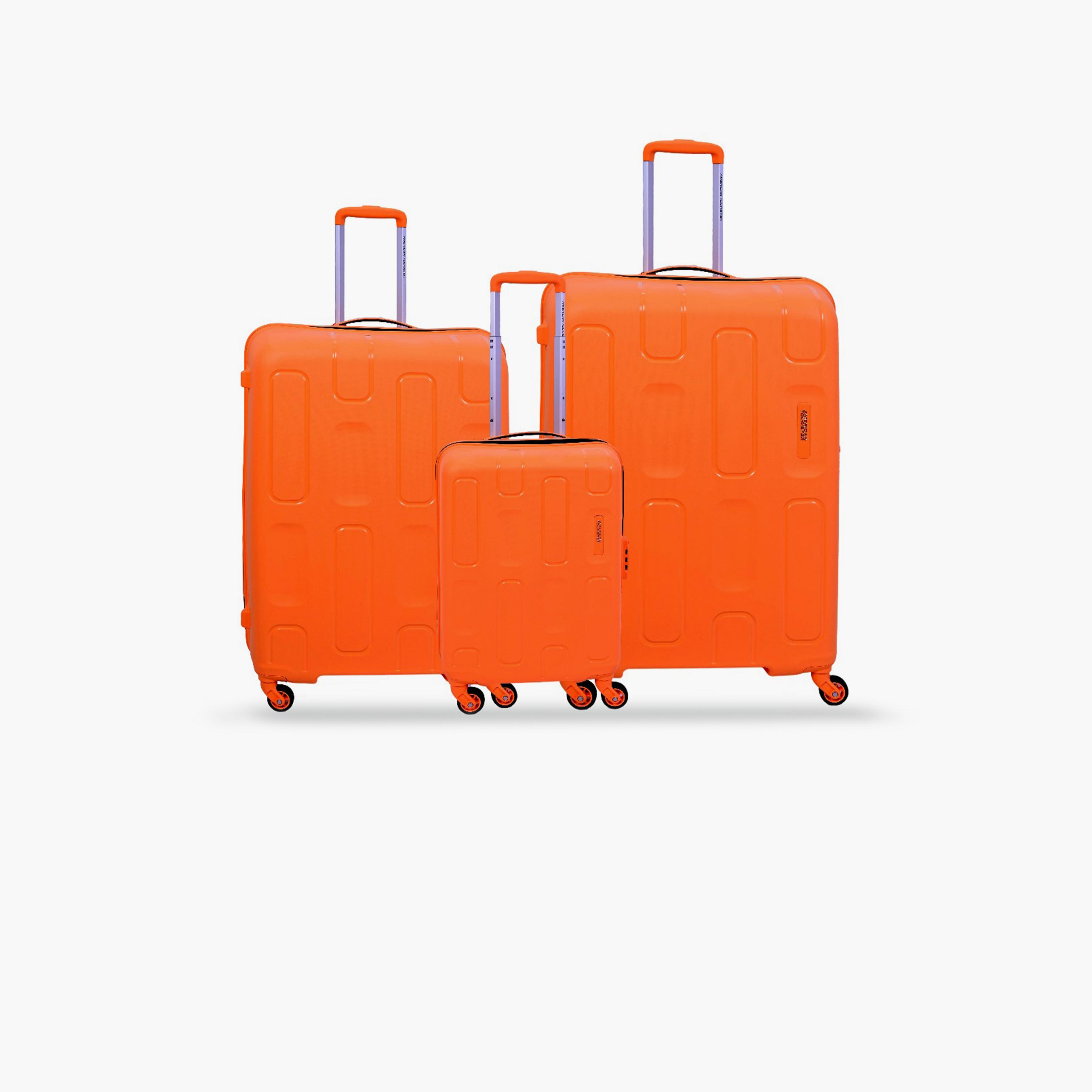 American Tourister Ellipso Set of 3 Polypropylene Hard Sided 4-Wheeler Spinner Trolley Bag with TSA Lock-travel-luggagesandbags-luggage-image-1