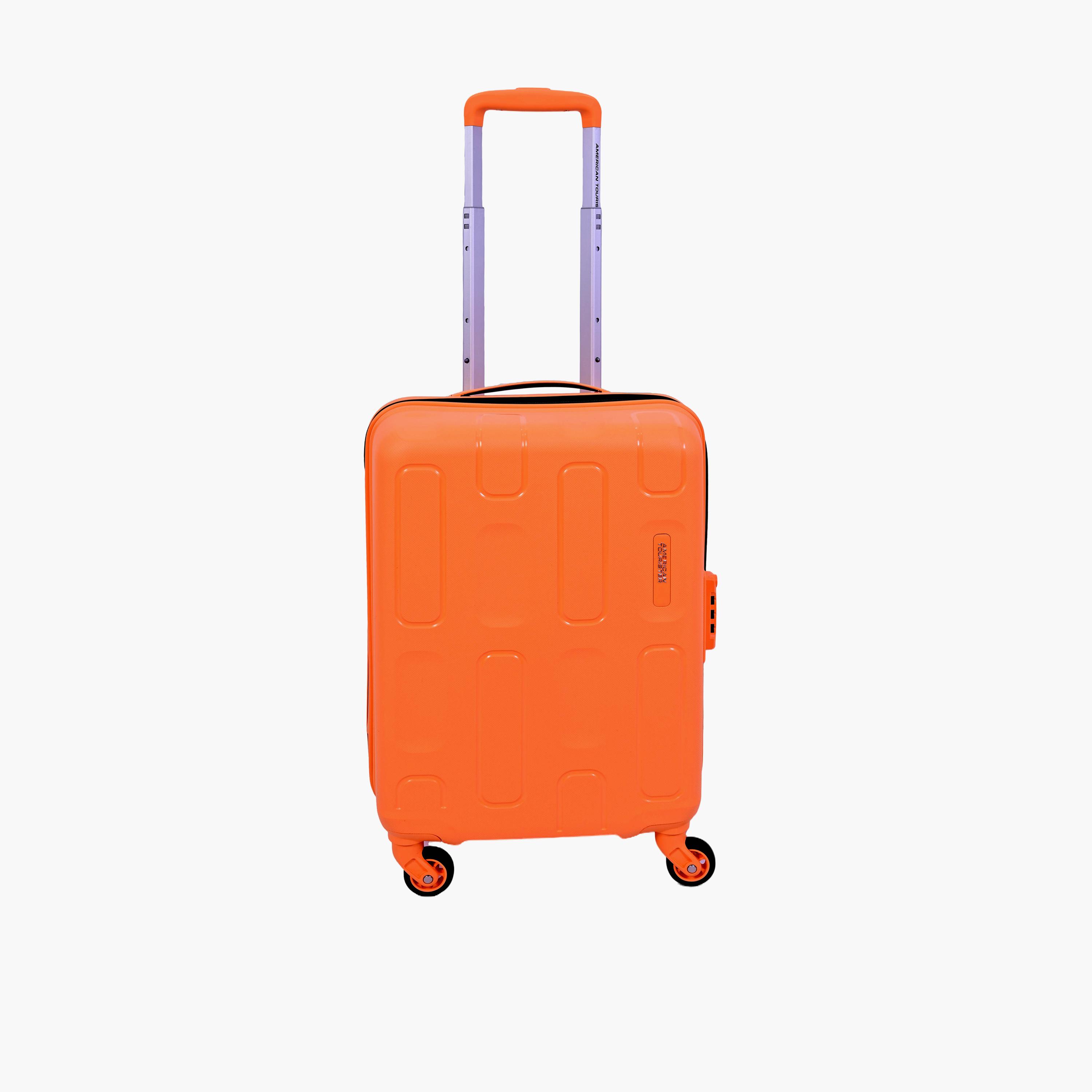 American Tourister Ellipso 55 CM Small Cabin Polypropylene Hard Sided 4-Wheeler Spinner Trolley Bag with TSA Lock-travel-luggagesandbags-luggage-image-1