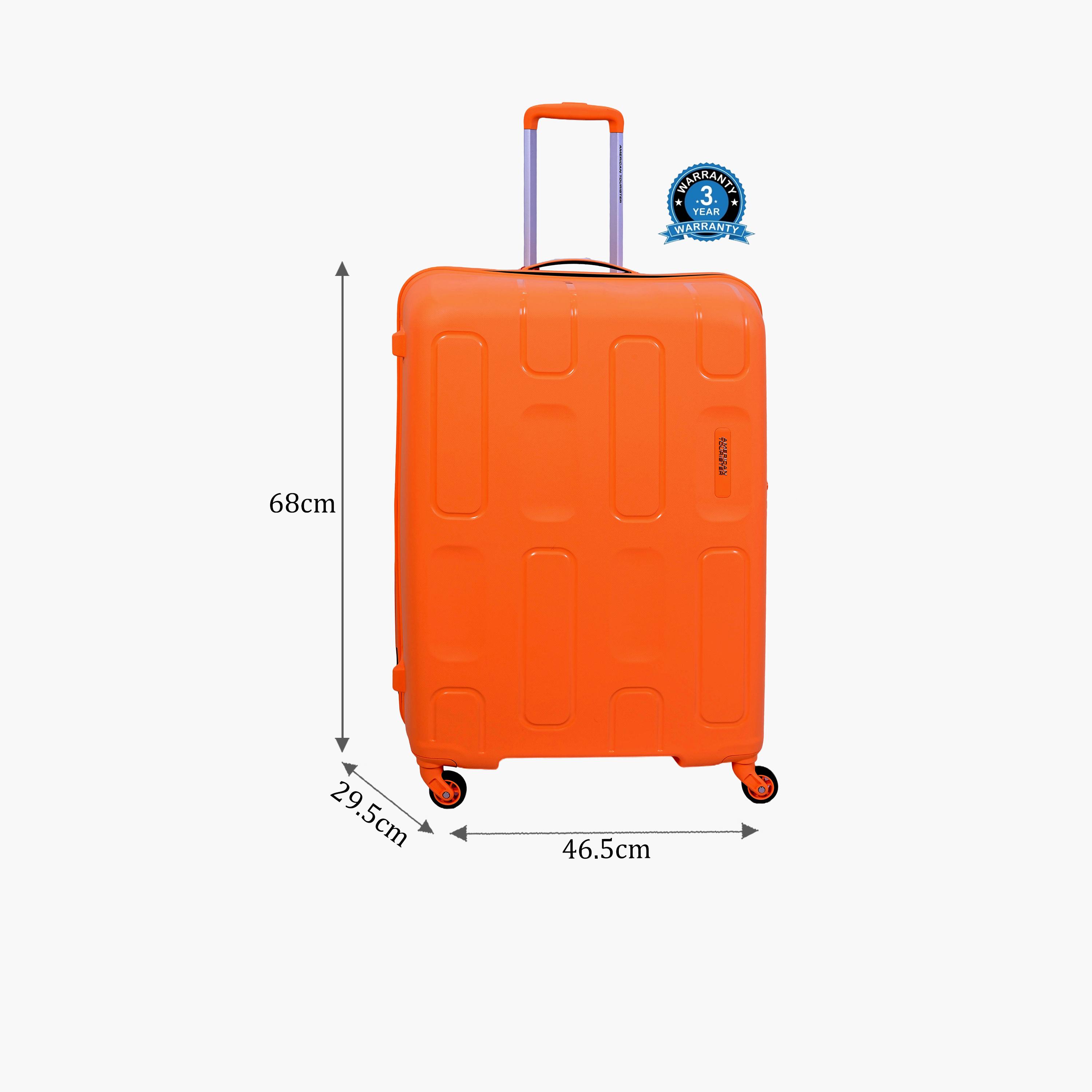 American Tourister Ellipso 68 CM Medium Check-in Polypropylene Hard Sided 4-Wheeler Spinner Trolley Bag with TSA Lock-travel-luggagesandbags-luggage-image-2