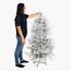 Lifelike Snow-Flocked Christmas Tree with Sturdy Metal Stand - 150 cm-InfluencerCodes_Ramadan26_All_20012026-image-4