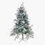 Snow-Flocked Christmas Tree with Sturdy Metal Stand - 150 cm-InfluencerCodes_Ramadan26_All_20012026-image-1