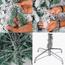 Snow-Flocked Christmas Tree with Sturdy Metal Stand - 150 cm-InfluencerCodes_Ramadan26_All_20012026-image-2
