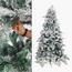 Snow-Flocked Christmas Tree with Sturdy Metal Stand - 190 cm-InfluencerCodes_Ramadan26_All_20012026-image-3