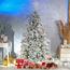 Snow-Flocked Christmas Tree with Sturdy Metal Stand - 210 cm-InfluencerCodes_Ramadan26_All_20012026-image-7