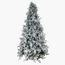 Snow-Flocked Christmas Tree with Sturdy Metal Stand - 270 cm-InfluencerCodes_Ramadan26_All_20012026-image-1