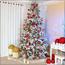 Snow-Flocked Christmas Tree with Sturdy Metal Stand - 270 cm-InfluencerCodes_Ramadan26_All_20012026-image-2