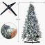 Snow-Flocked Christmas Tree with Sturdy Metal Stand - 350 cm-InfluencerCodes_Ramadan26_All_20012026-image-5