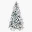 Snow-Flocked Christmas Tree with Sturdy Metal Stand - 240 cm-InfluencerCodes_Ramadan26_All_20012026-image-1