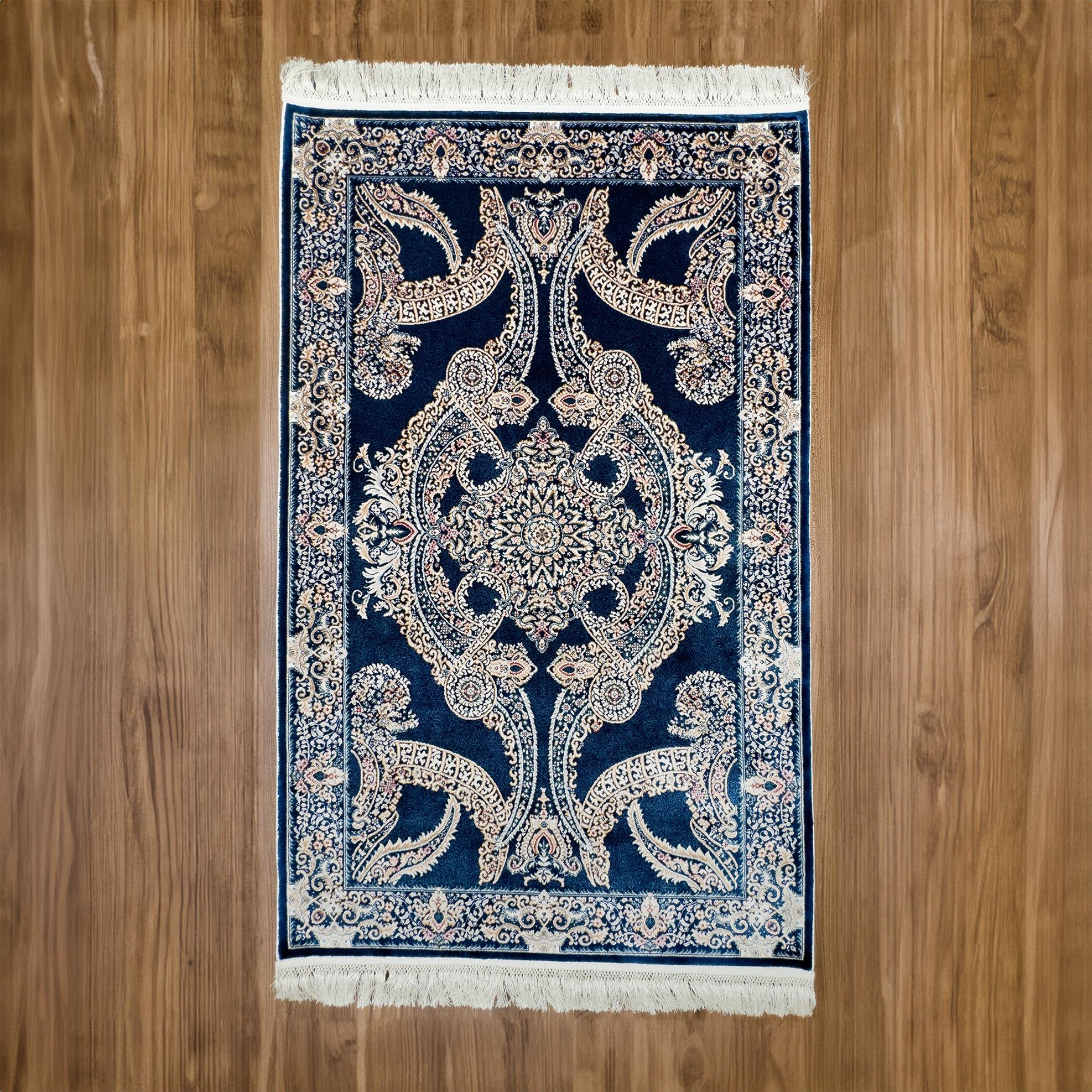Kermes Silk Rug - 80x125 cm
