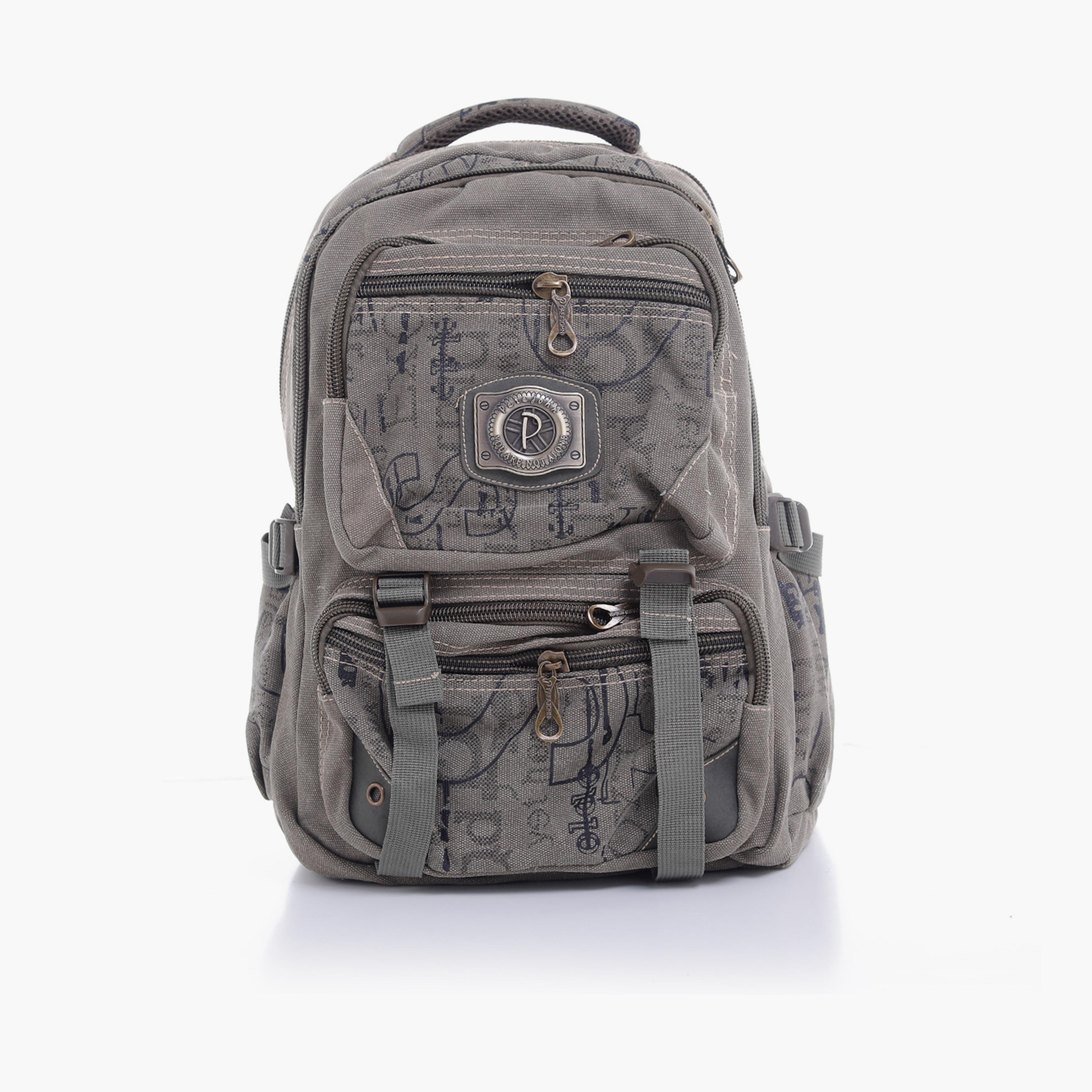 Para John 20 Inches Backpack Polyester with Adjustable Strap-school-bagsandbackpacks-backpacks-image-1