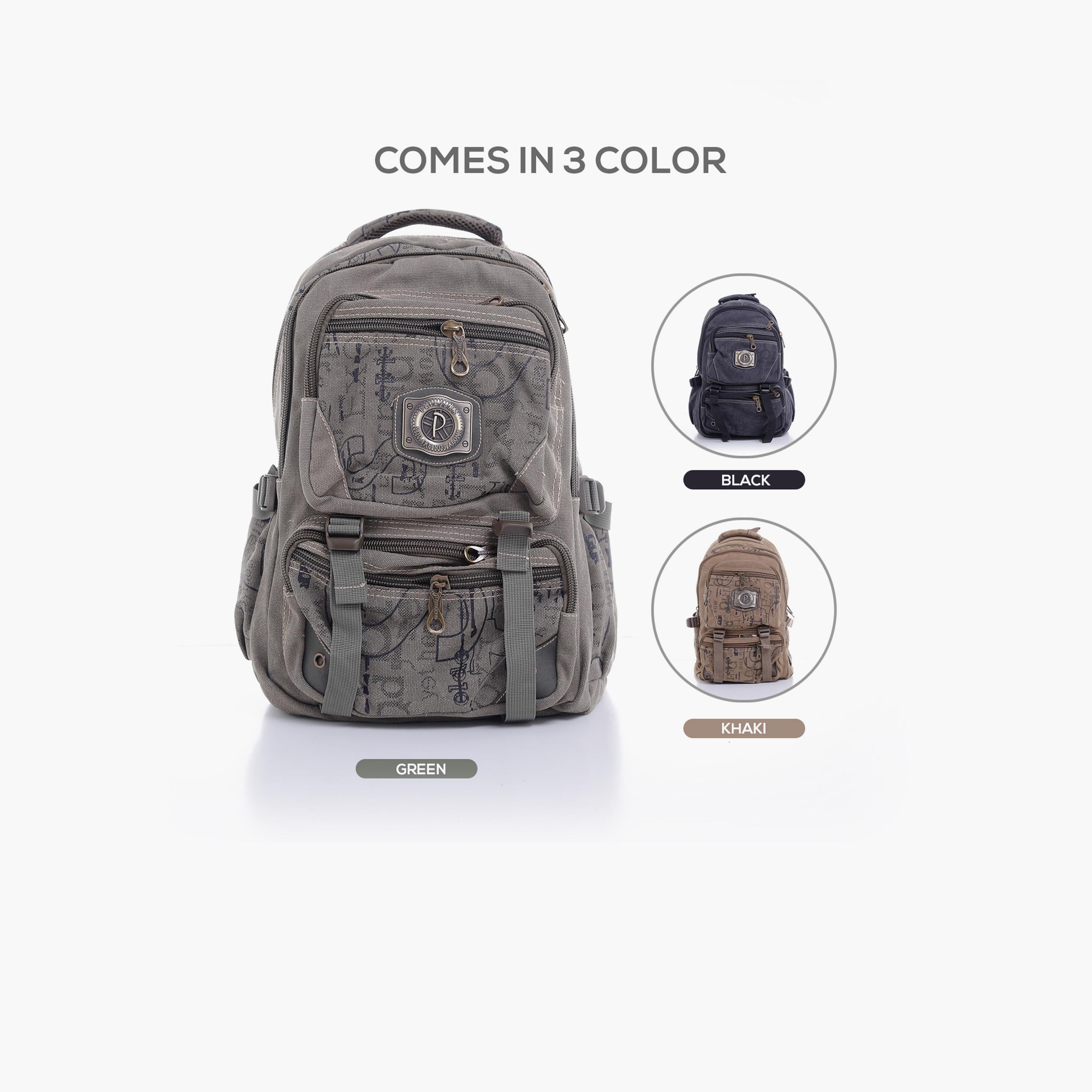 Para John 20 Inches Backpack Polyester with Adjustable Strap-school-bagsandbackpacks-backpacks-image-5