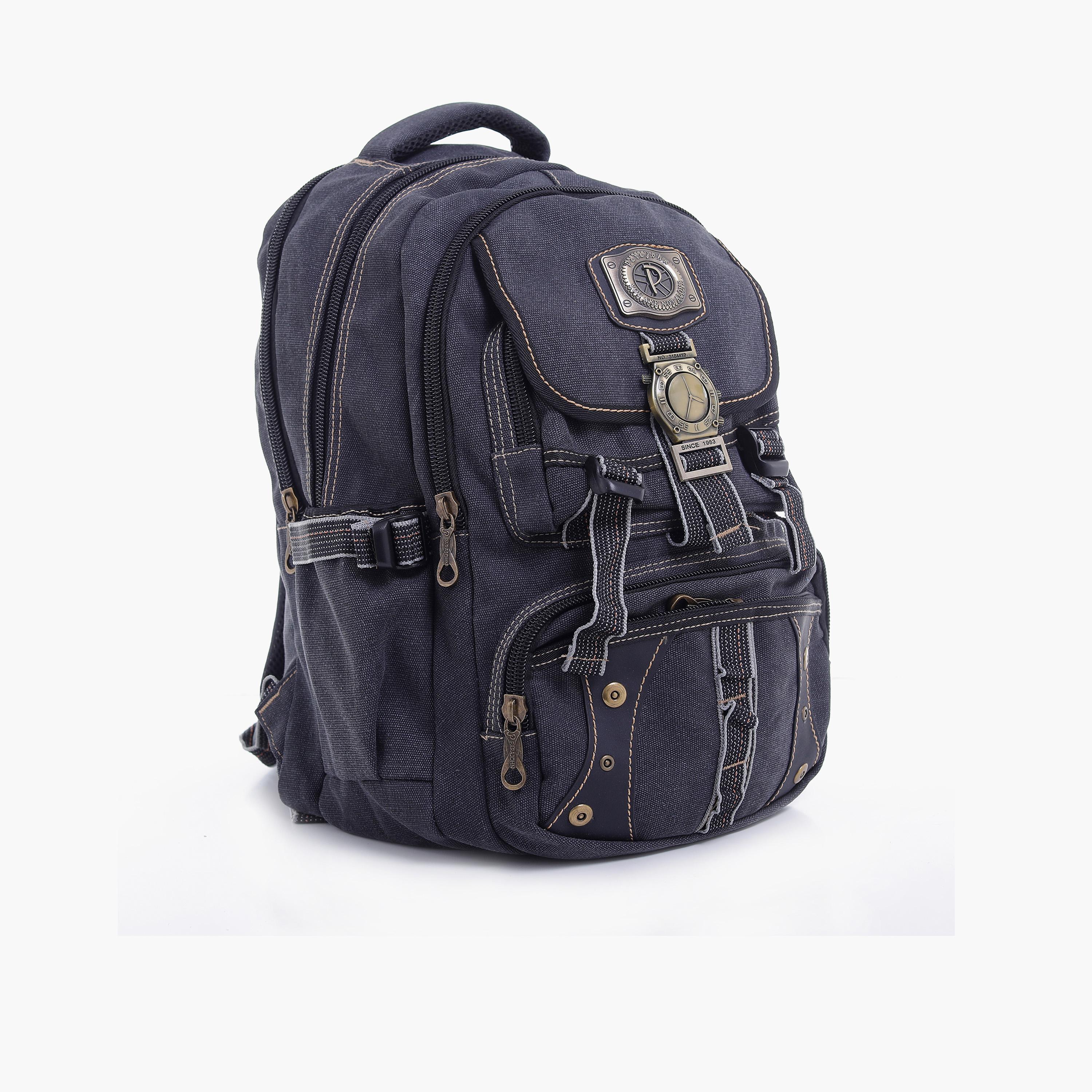 Para John 19 Inches Backpack Polyester with Adjustable Strap-school-bagsandbackpacks-backpacks-image-4