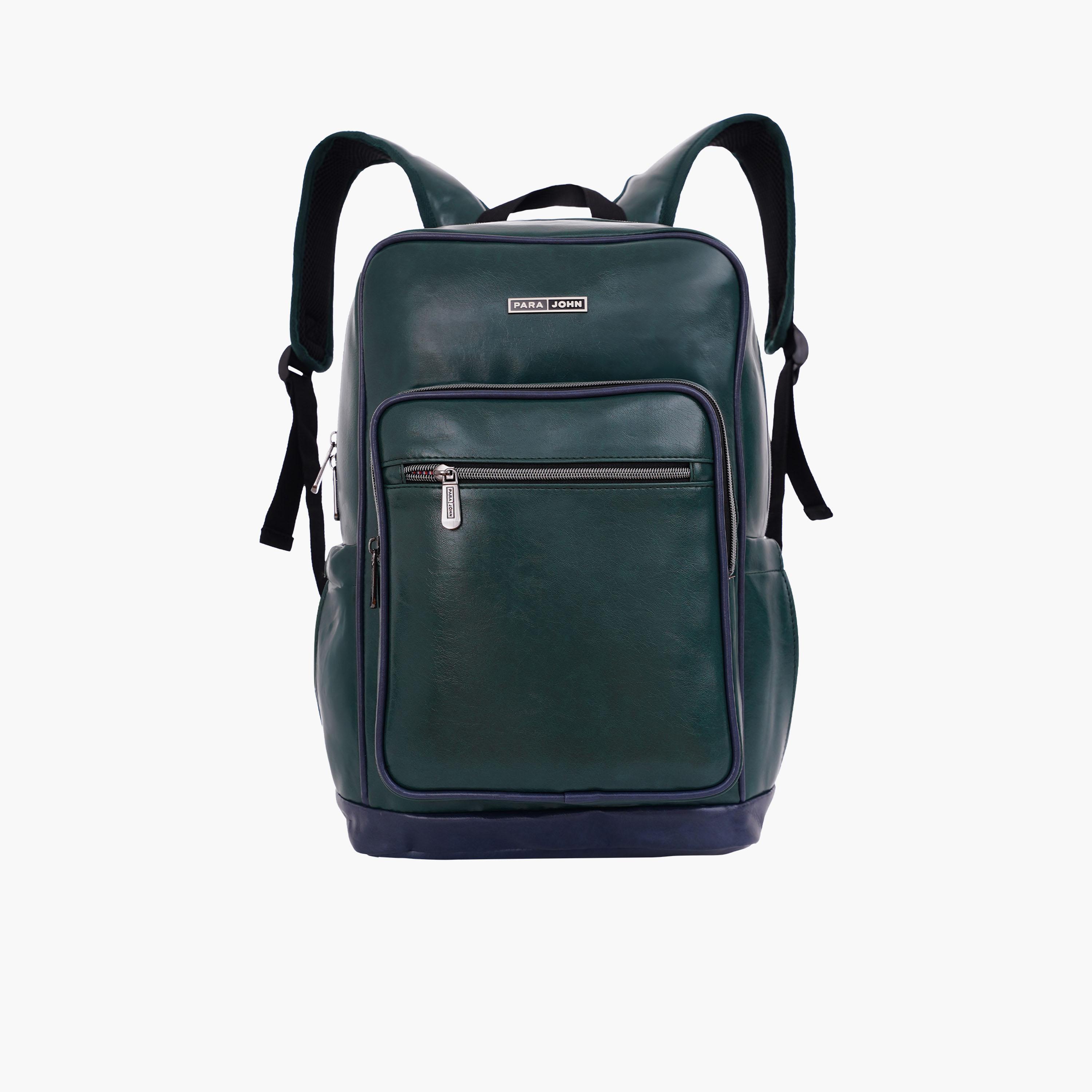 Para John 16 Inches Laptop Bag PU with Laptop Compartment-travel-luggagesandbags-backpacks-image-1
