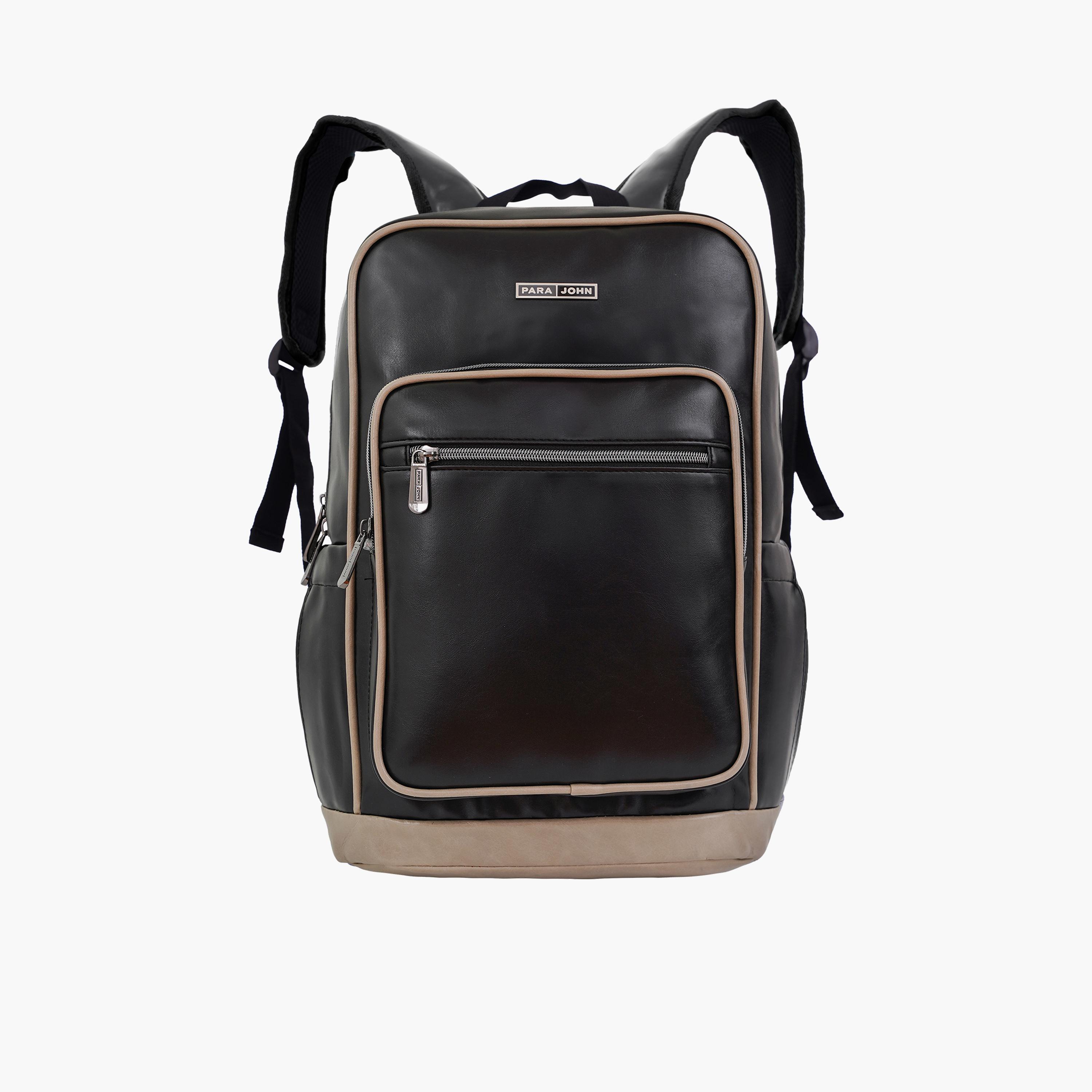Para John 16 Inches Laptop Bag PU with Laptop Compartment-travel-luggagesandbags-backpacks-image-13