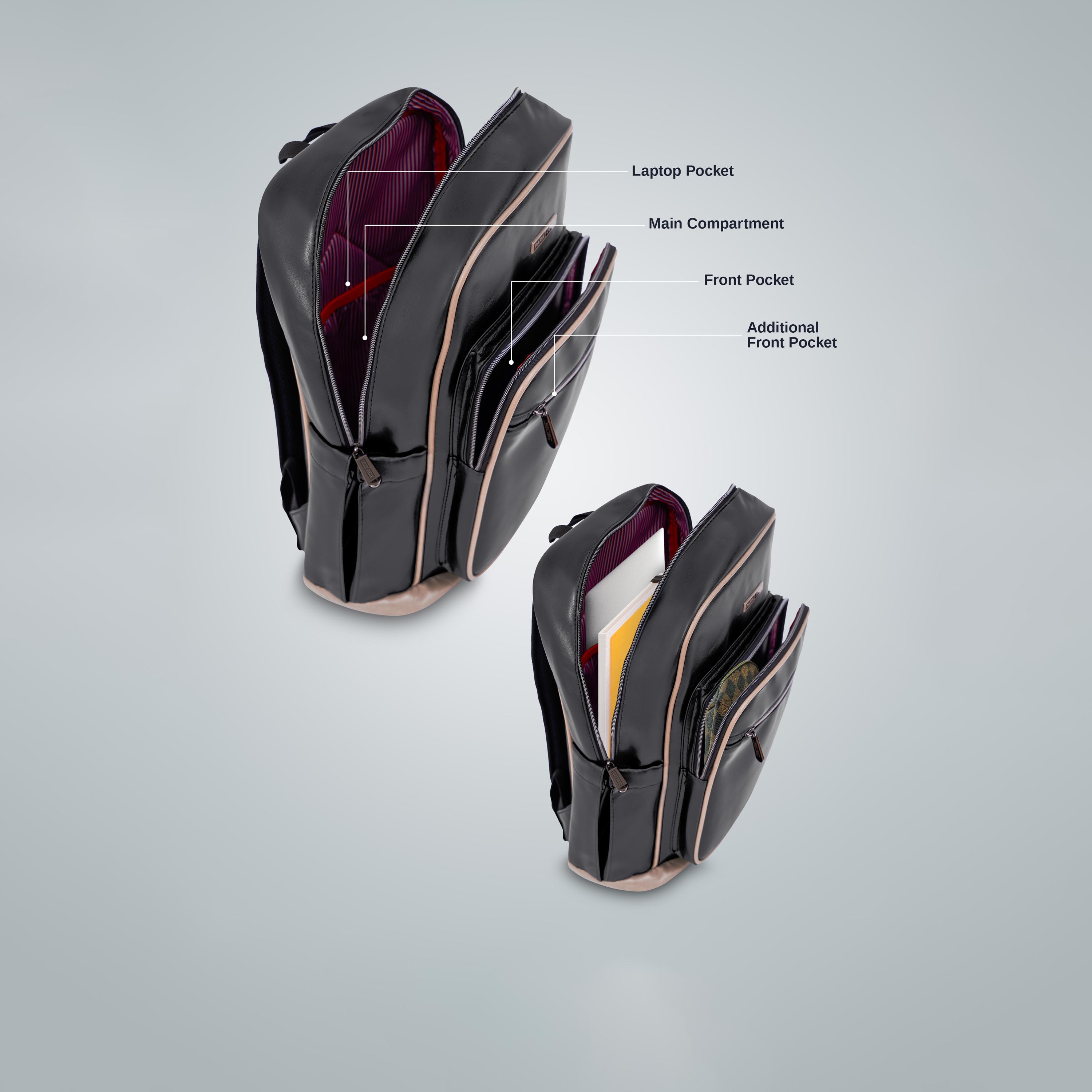 Para John 16 Inches Laptop Bag PU with Laptop Compartment-travel-luggagesandbags-backpacks-image-17