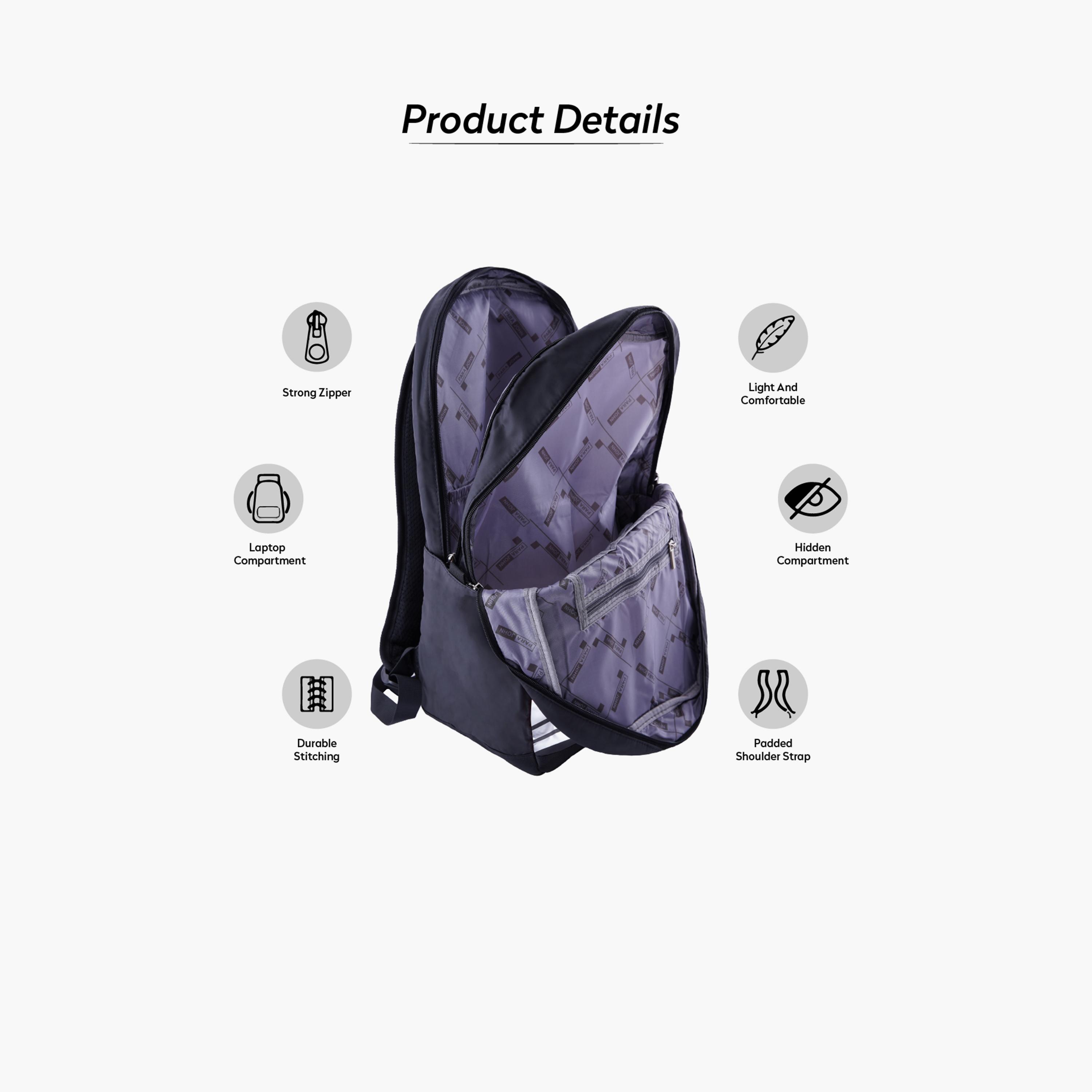 باراجون- شنطة ظهر بوليستر 19 إنش بحزام قابل للتعديل-school-bagsandbackpacks-backpacks-image-7