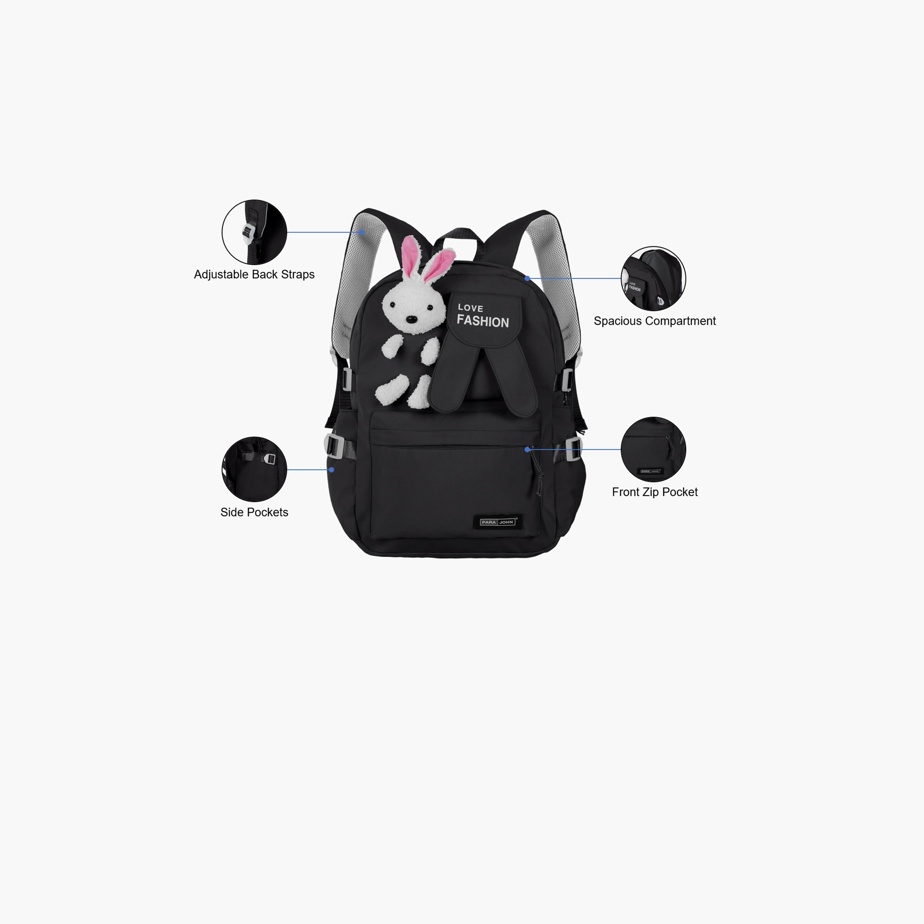 باراجون- شنطة ظهر بوليستر 16 إنش بحزام قابل للتعديل-women-bagsandwallets-backpacks-image-2