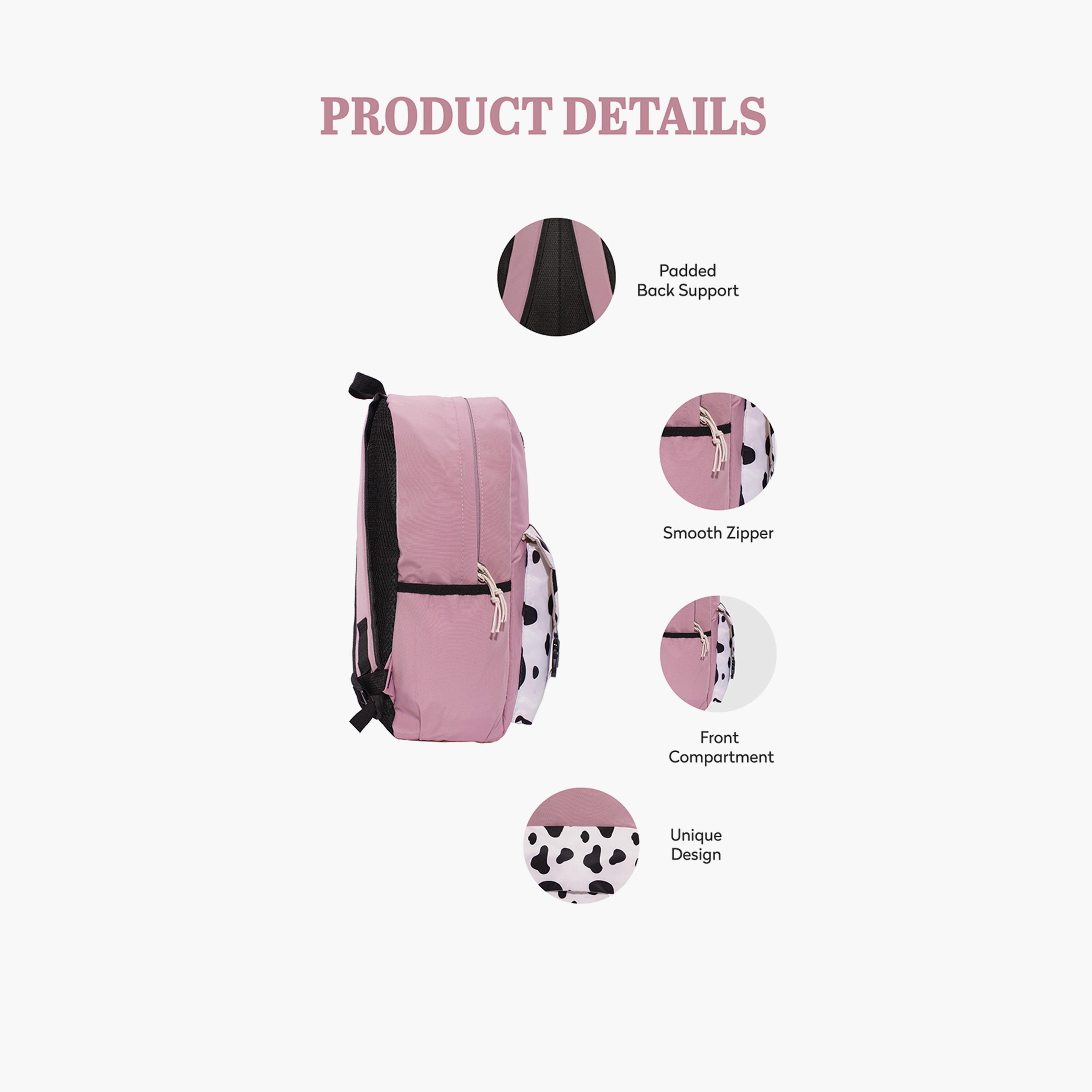 Para John 16 Inches Backpack Polyester with Adjustable Strap-school-bagsandbackpacks-backpacks-image-2