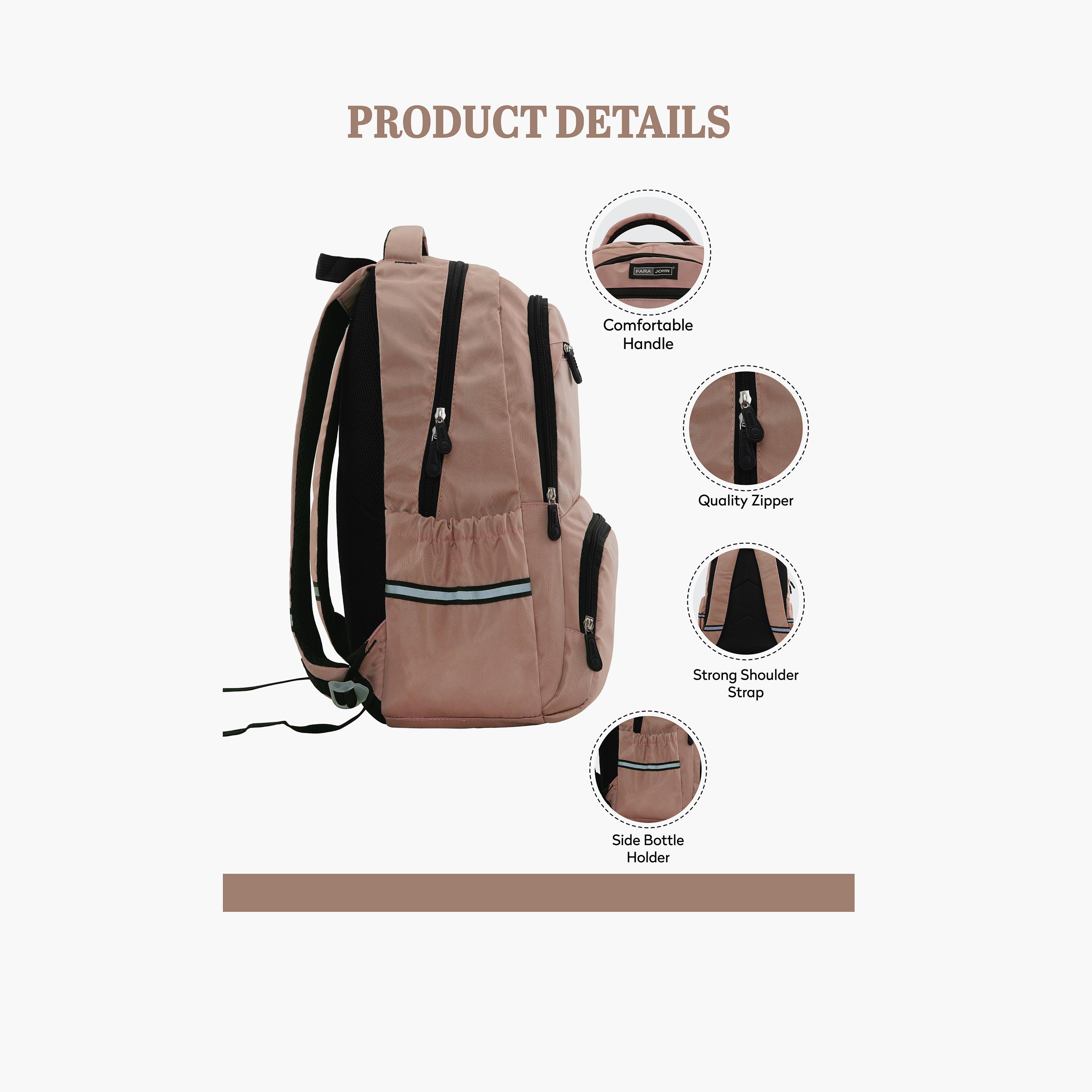 Para John 18.5 Inches Backpack Polyester with Adjustable Strap-school-bagsandbackpacks-backpacks-image-4