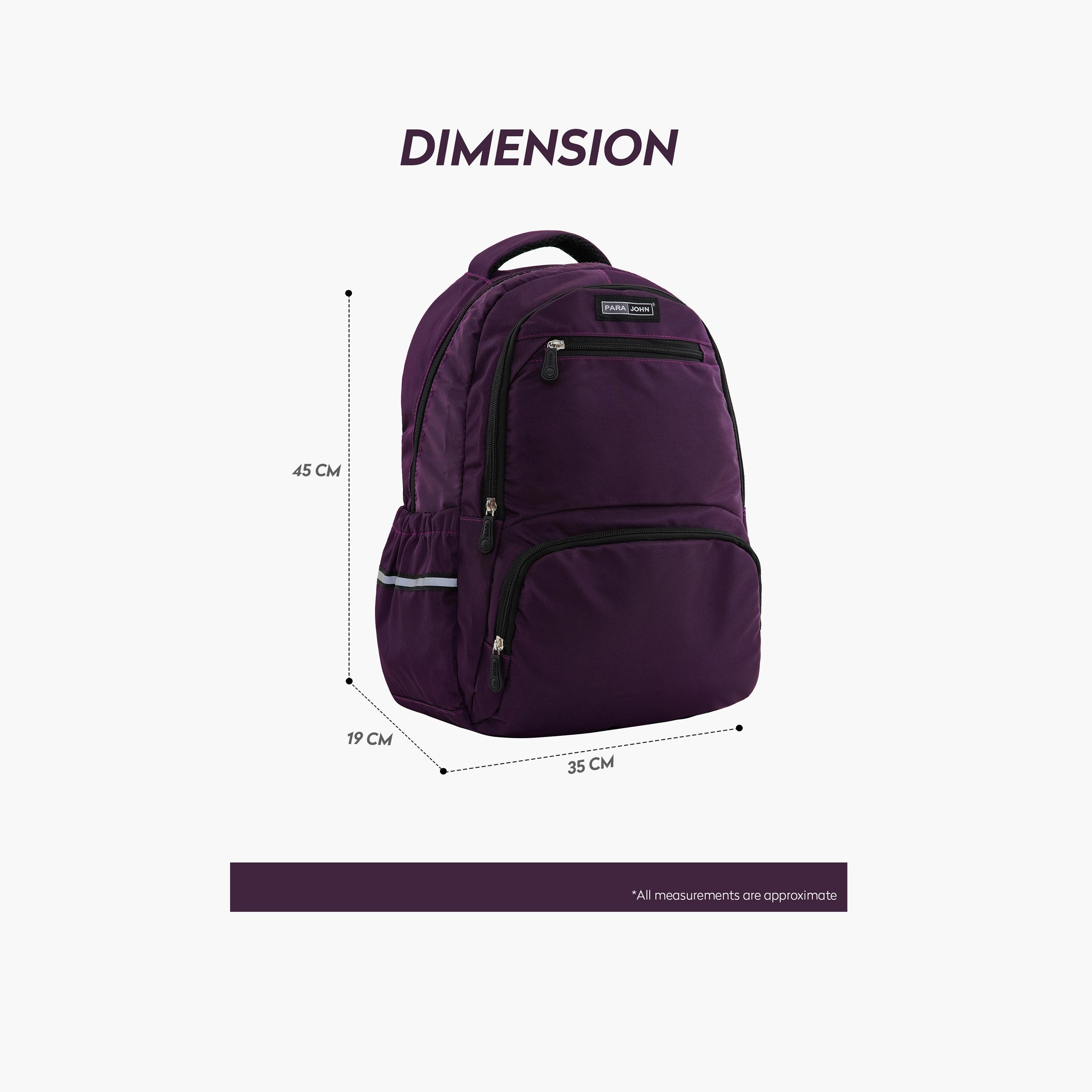 Para John 18.5 Inches Backpack Polyester with Adjustable Strap-school-bagsandbackpacks-backpacks-image-8