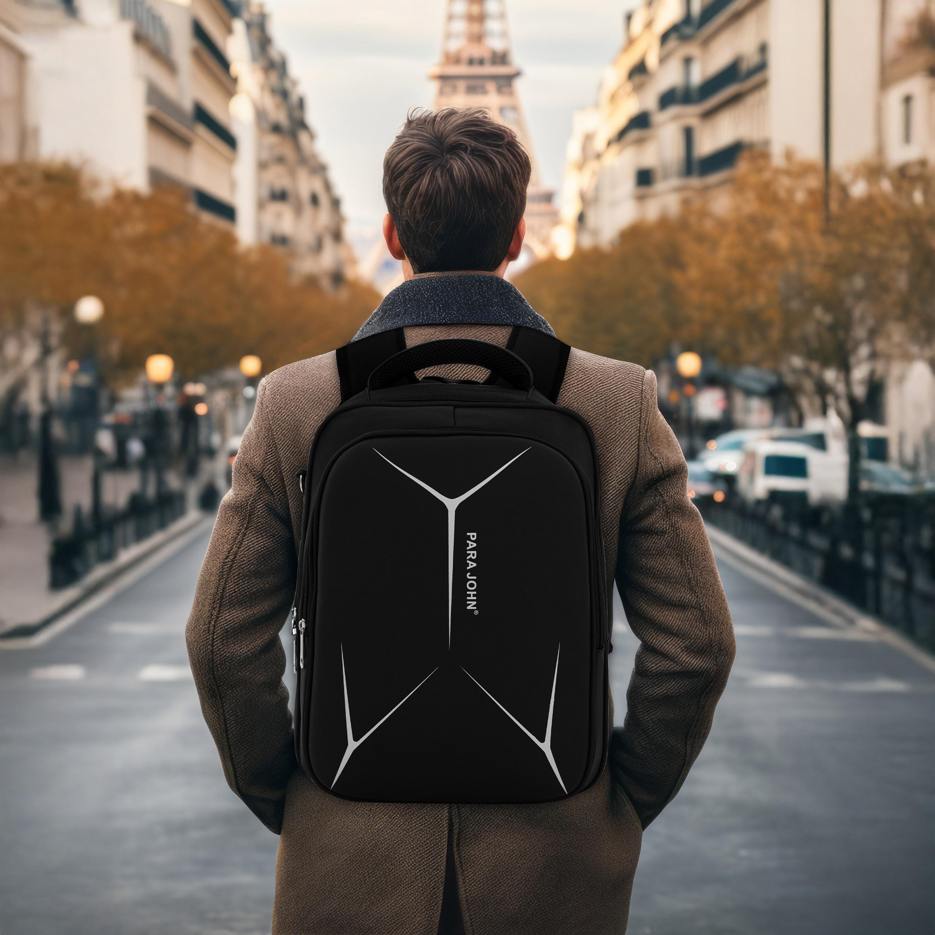 Para John 16 Inches Laptop Bag Polyester with Laptop Compartment-travel-luggagesandbags-backpacks-image-1