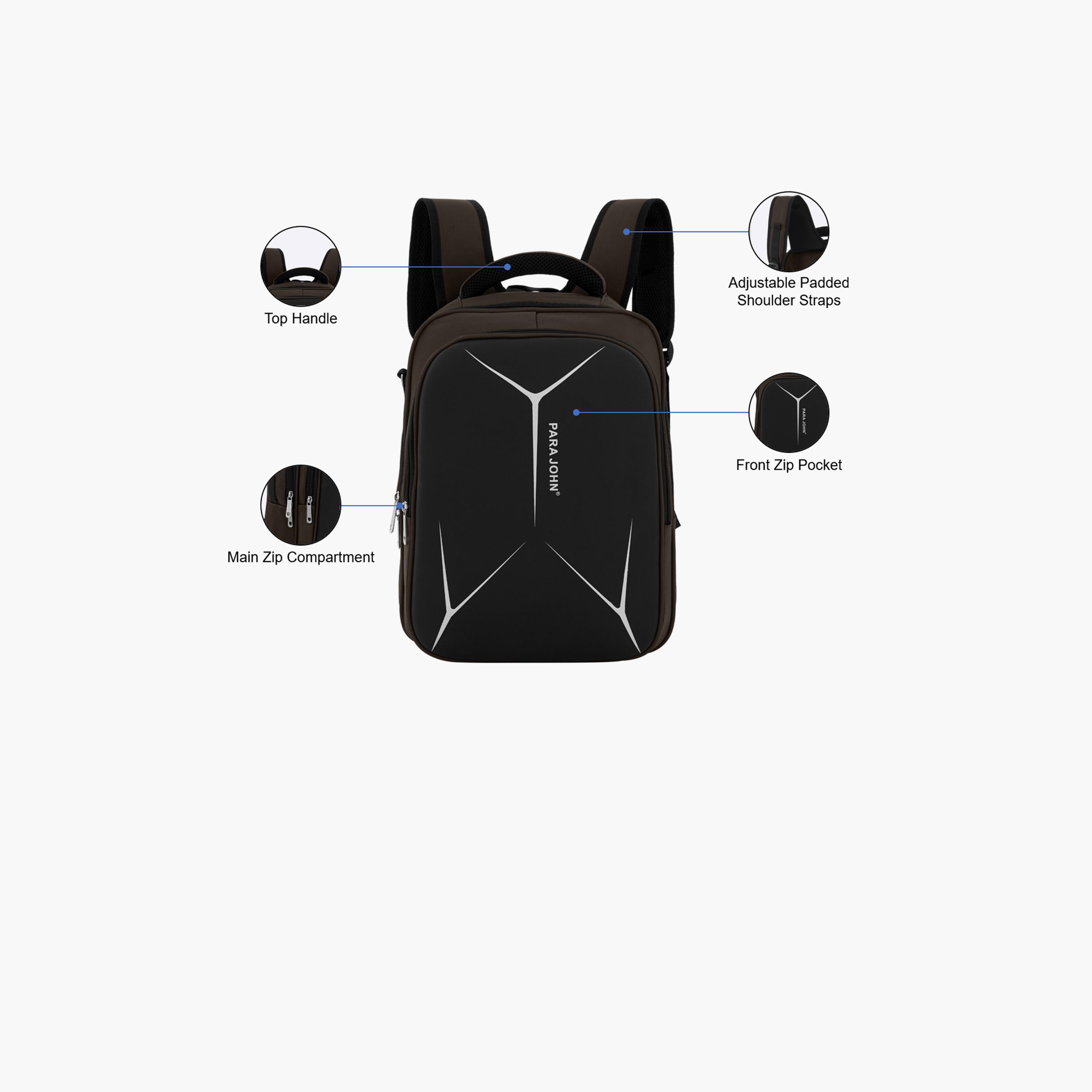Para John 16 Inches Laptop Bag Polyester with Laptop Compartment-travel-luggagesandbags-backpacks-image-7