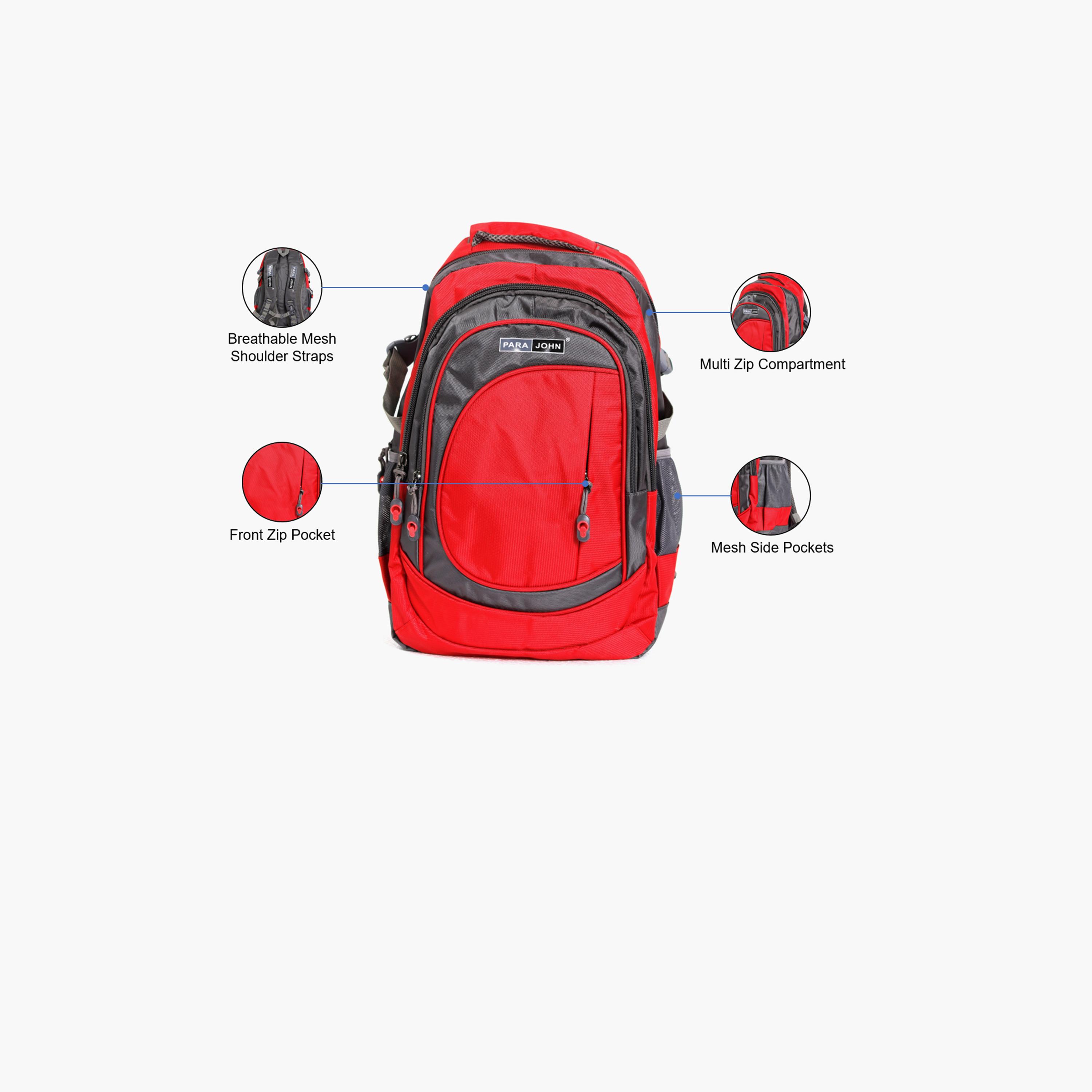باراجون- شنطة ظهر بوليستر 16 إنش بحزام قابل للتعديل-school-bagsandbackpacks-backpacks-image-3