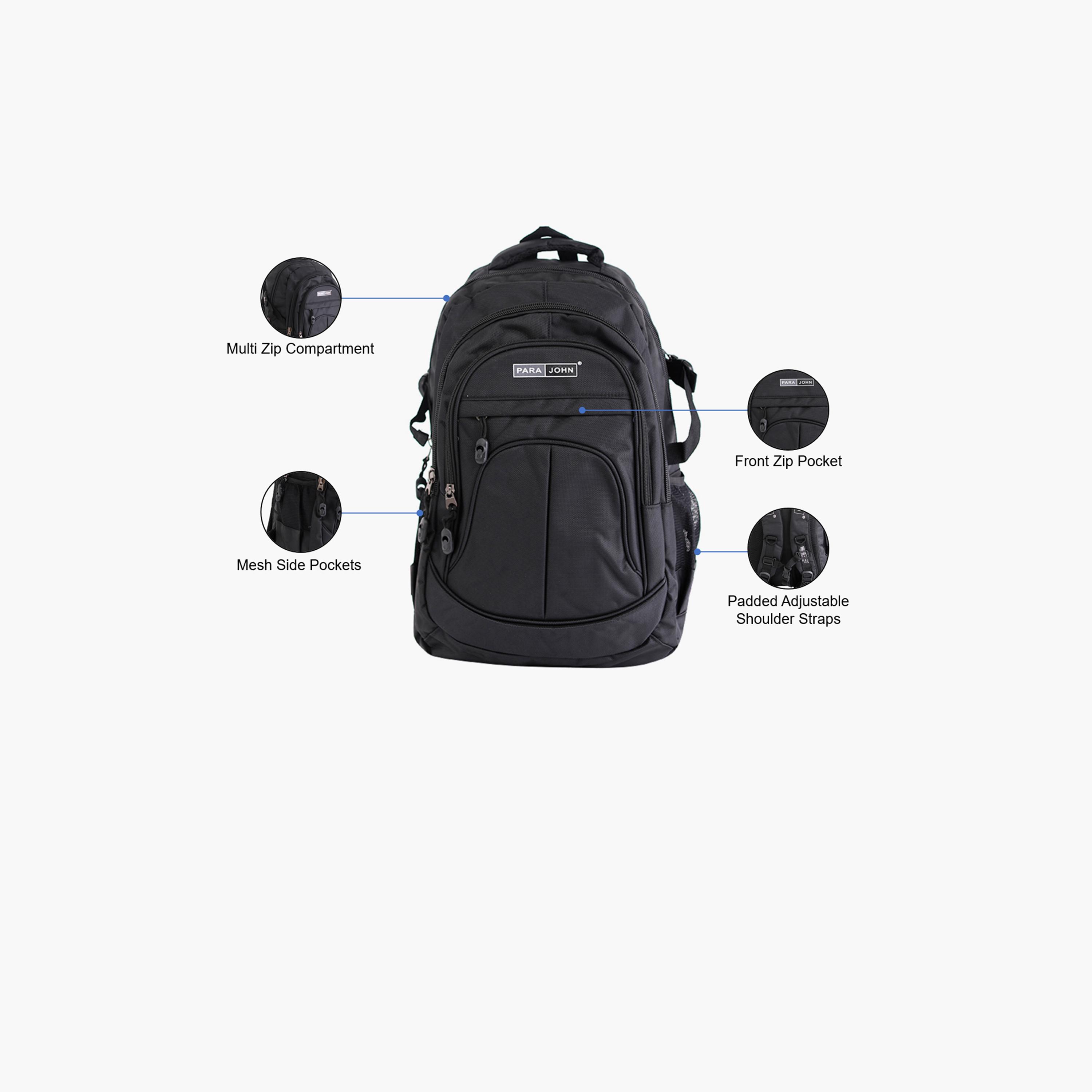 باراجون- شنطة ظهر بوليستر 16 إنش بحزام قابل للتعديل-school-bagsandbackpacks-backpacks-image-2