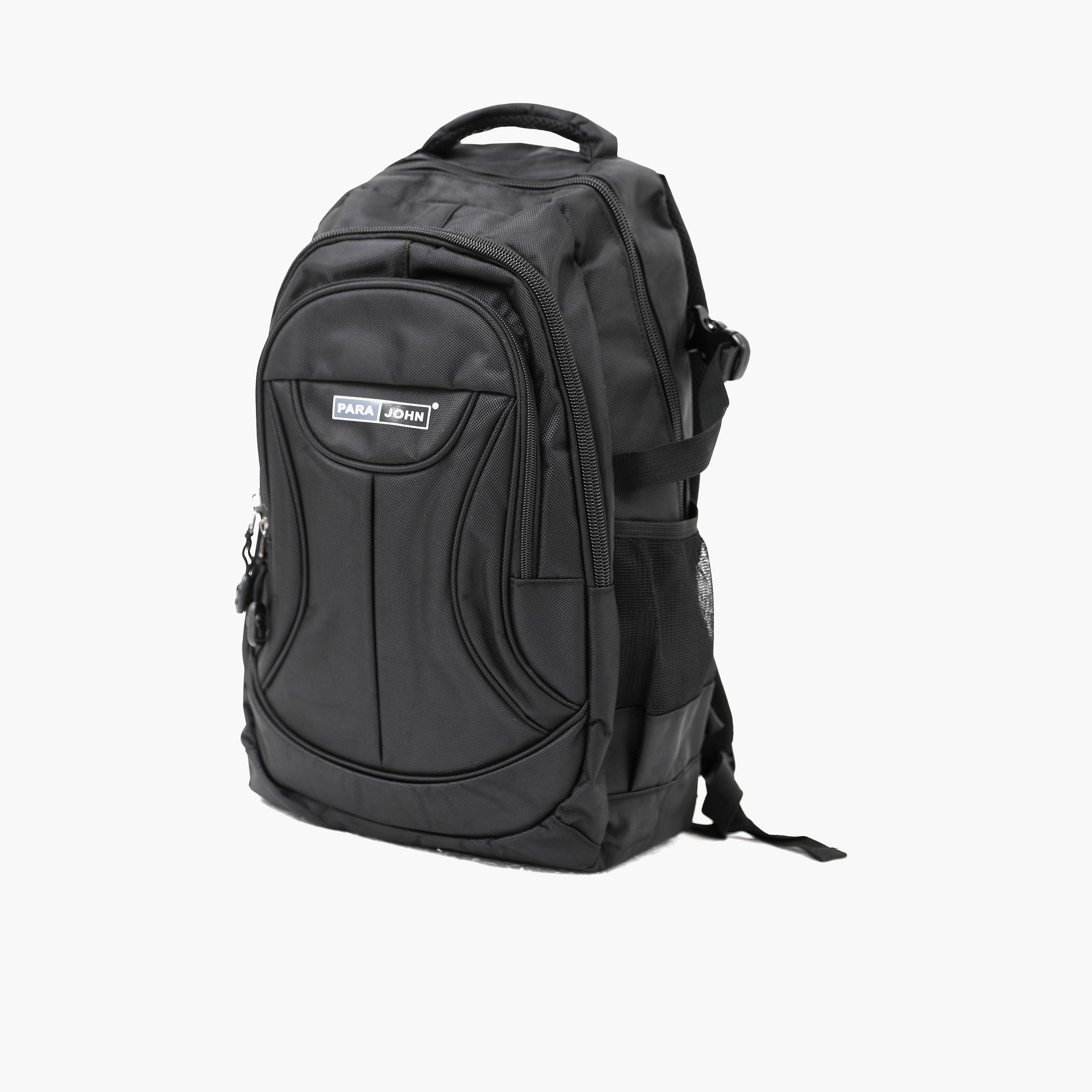 Para John 16 Inches Backpack Nylon with Adjustable Strap-school-bagsandbackpacks-backpacks-image-4