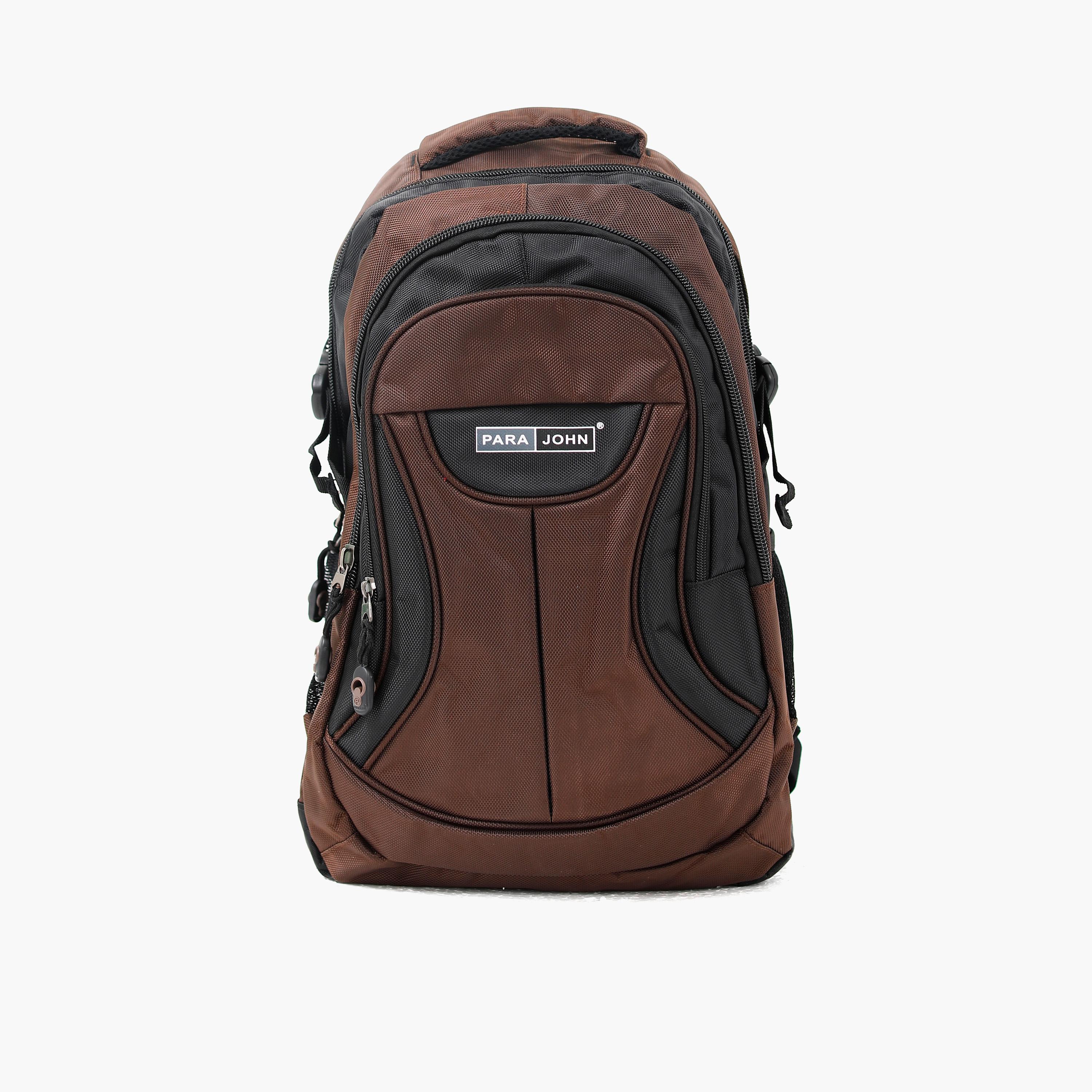 Para John 20 Inches Backpack Polyester with Adjustable Strap-school-bagsandbackpacks-backpacks-image-1