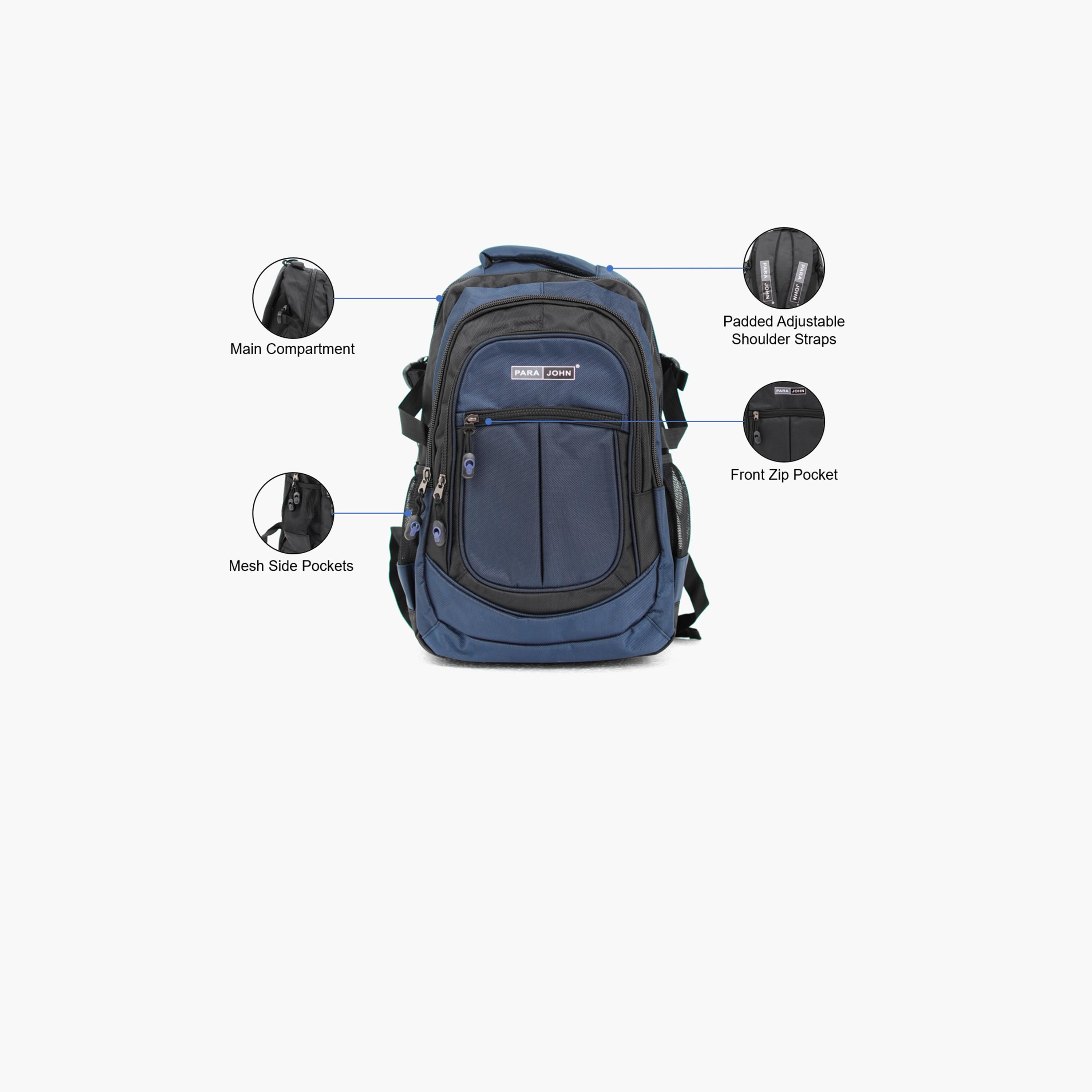 Para John 24 Inches Backpack Polyester with Adjustable Strap-school-bagsandbackpacks-backpacks-image-2