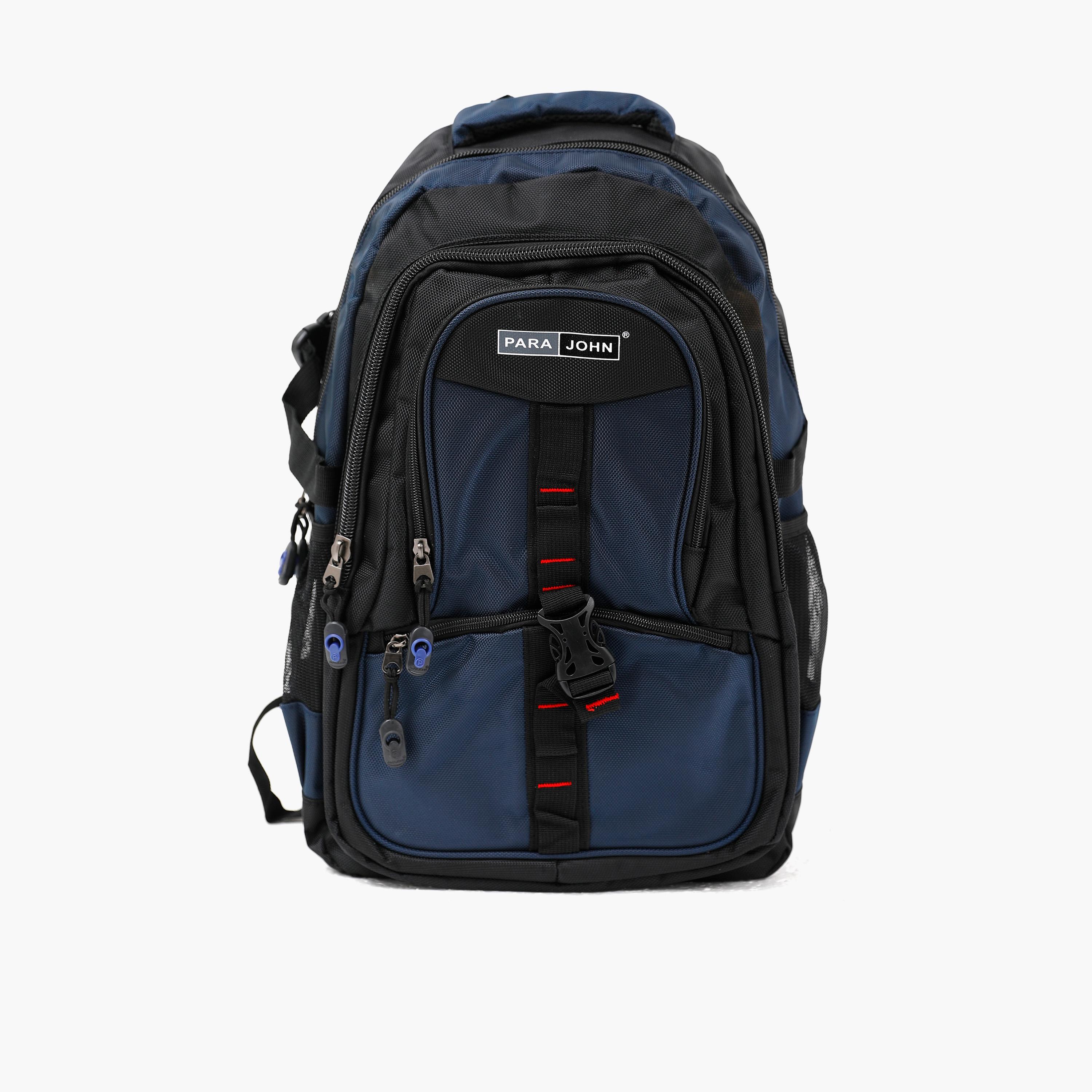 Para John 22 Inches Backpack Polyester with Adjustable Strap-travel-luggagesandbags-backpacks-image-1