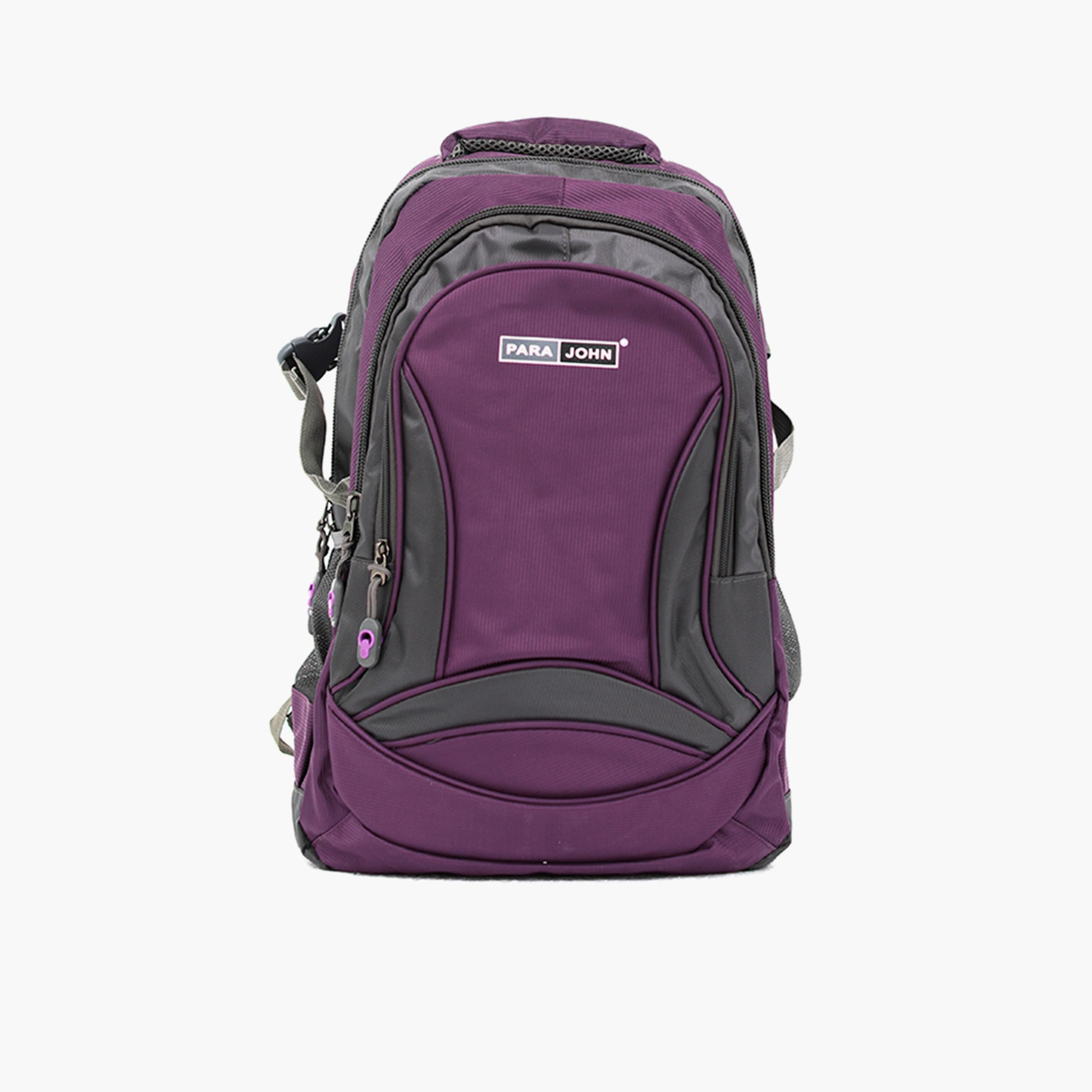 Para John 22 Inches Backpack Polyester with Adjustable Strap-travel-luggagesandbags-backpacks-image-1