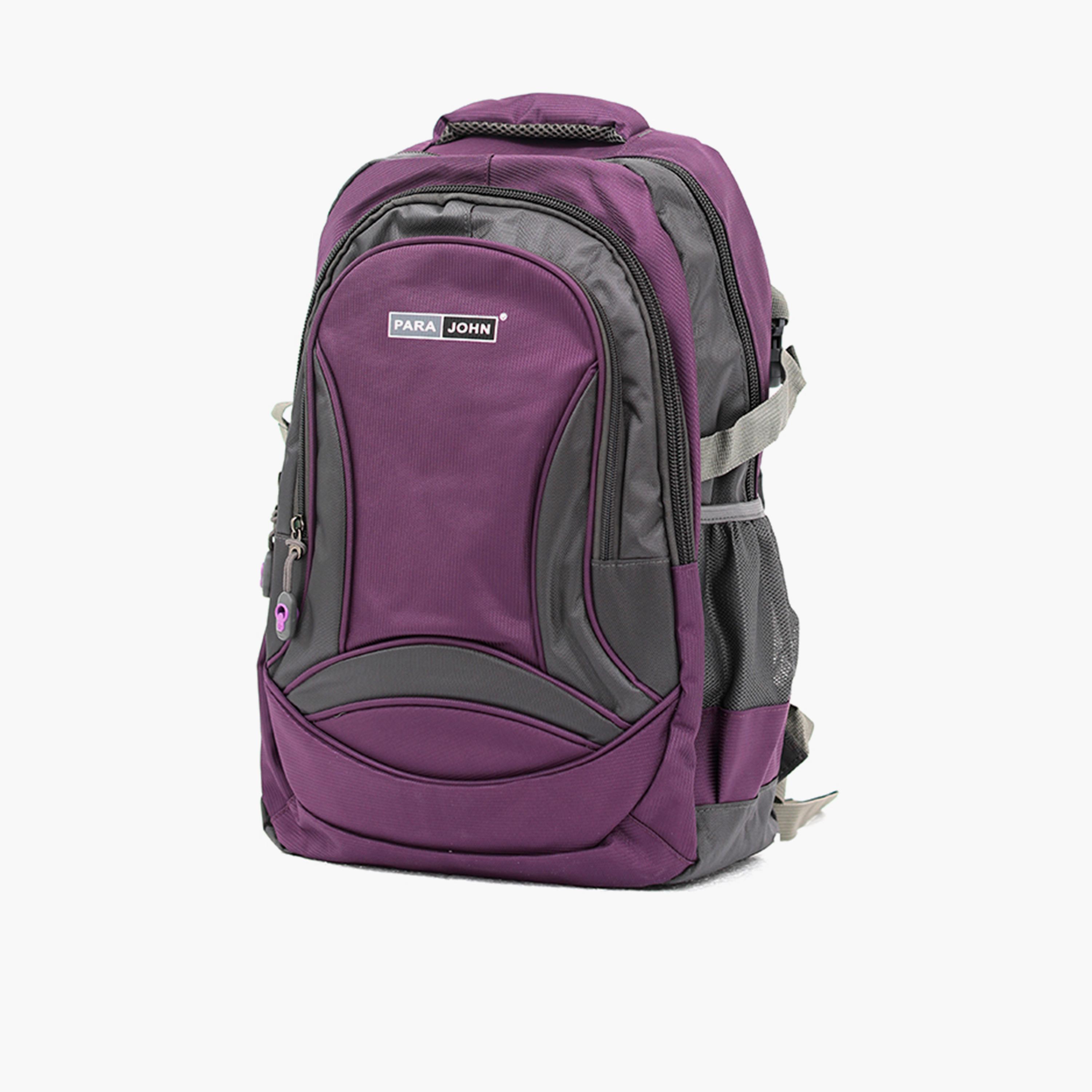 Para John 22 Inches Backpack Polyester with Adjustable Strap-travel-luggagesandbags-backpacks-image-3