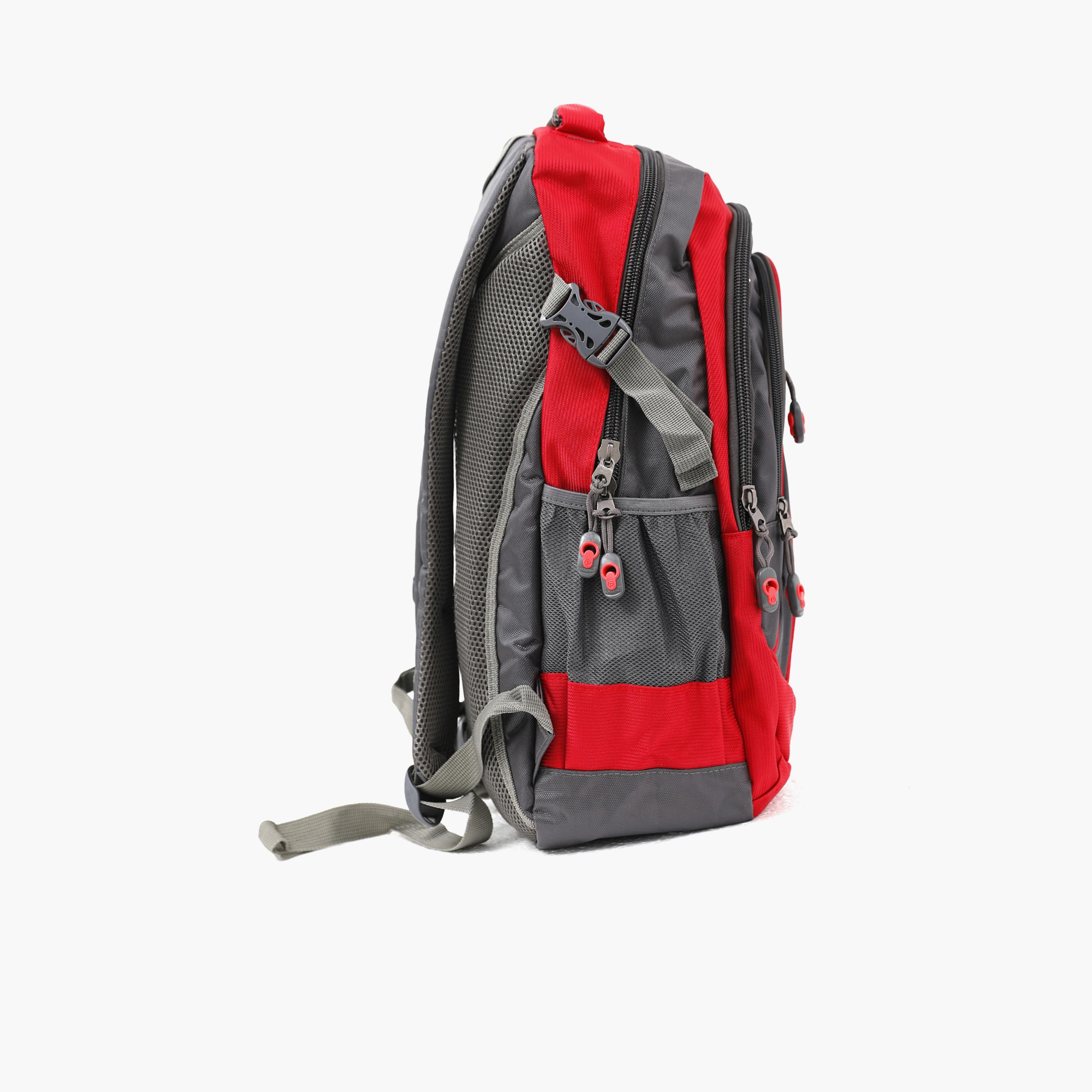 Para John 16 Inches Backpack Polyester with Adjustable Strap-men-bags-image-3