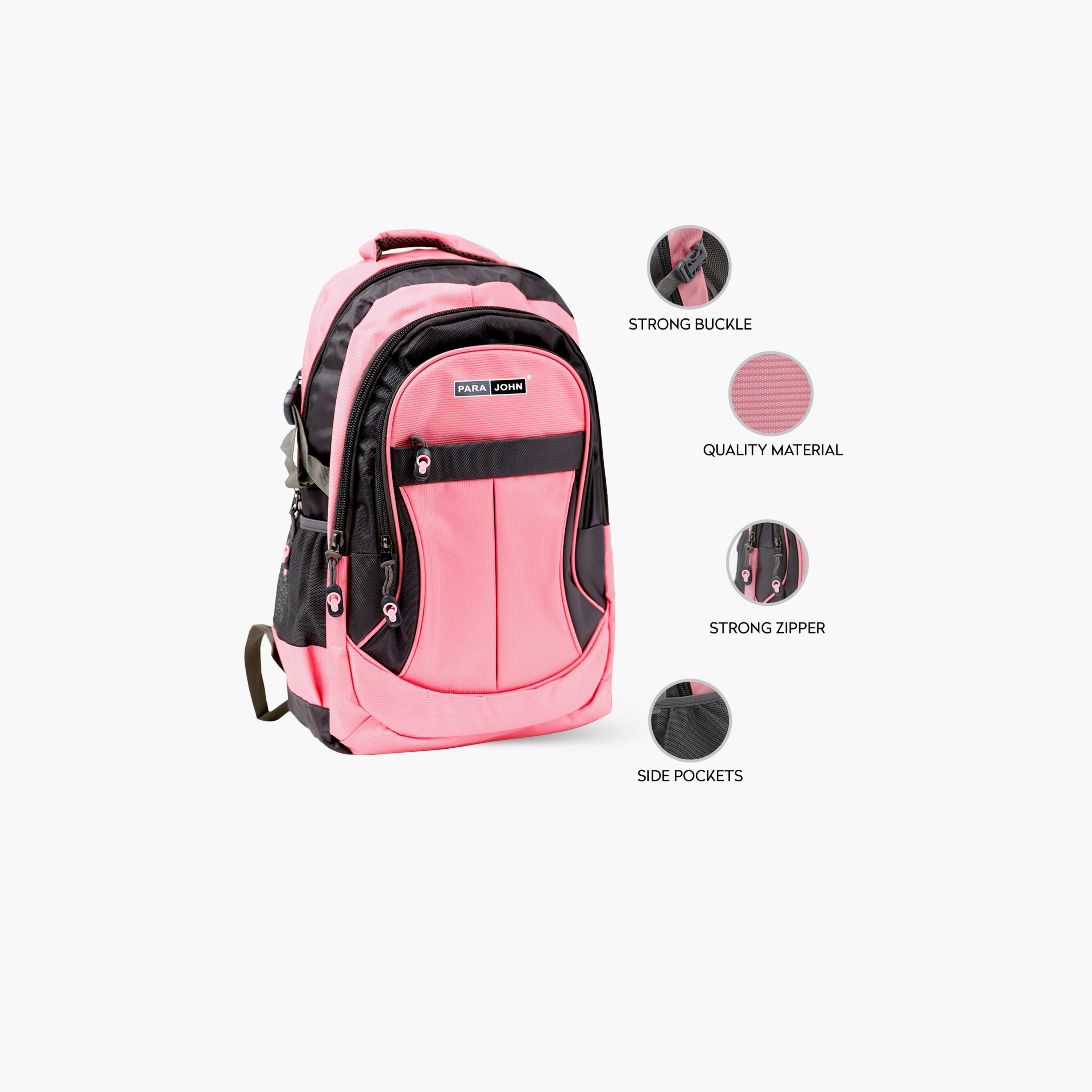Para John 20 Inches Laptop Bag Polyester with Laptop Compartment-women-bagsandwallets-backpacks-image-2