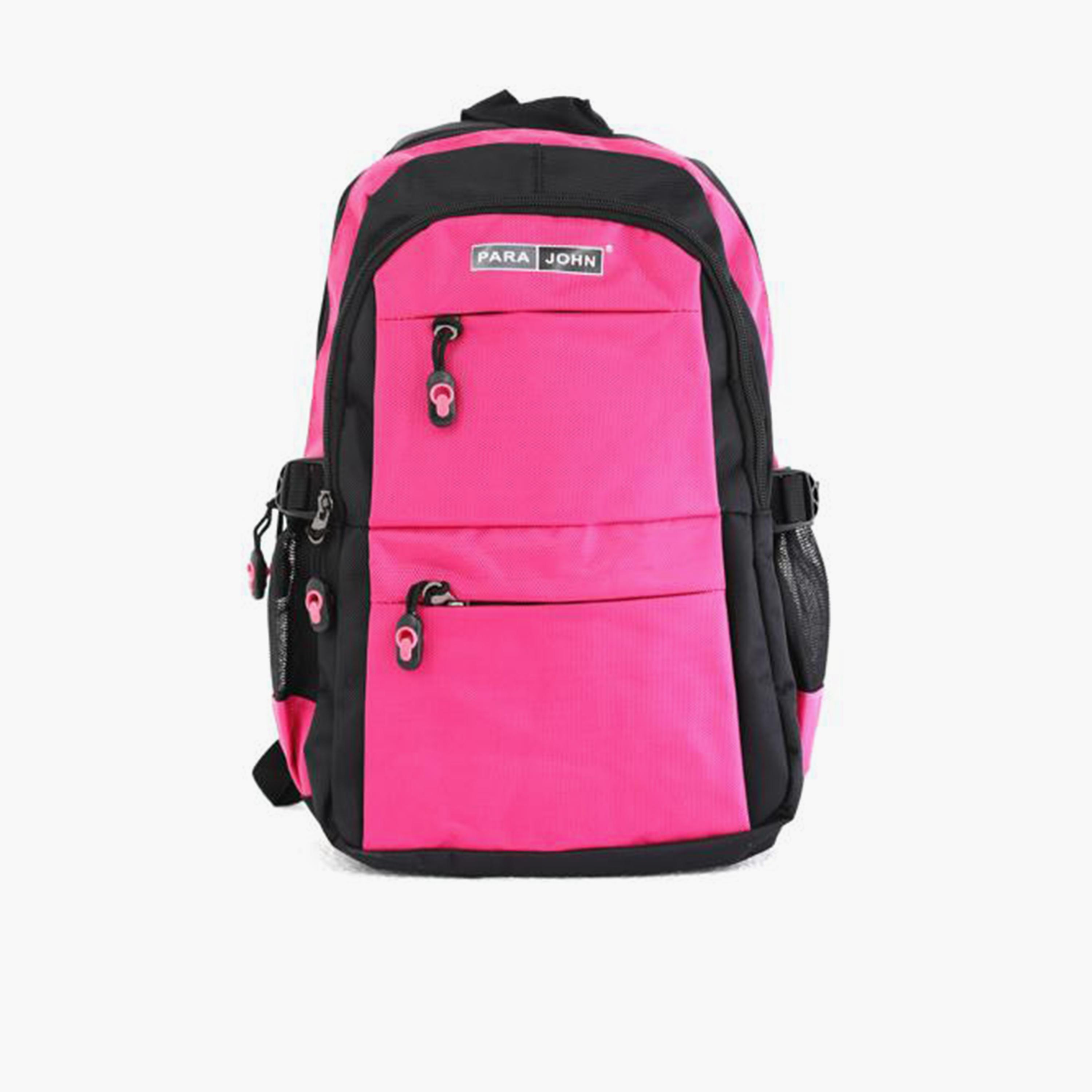 Para John 16 Inches Backpack Nylon with Adjustable Strap-school-bagsandbackpacks-backpacks-image-1