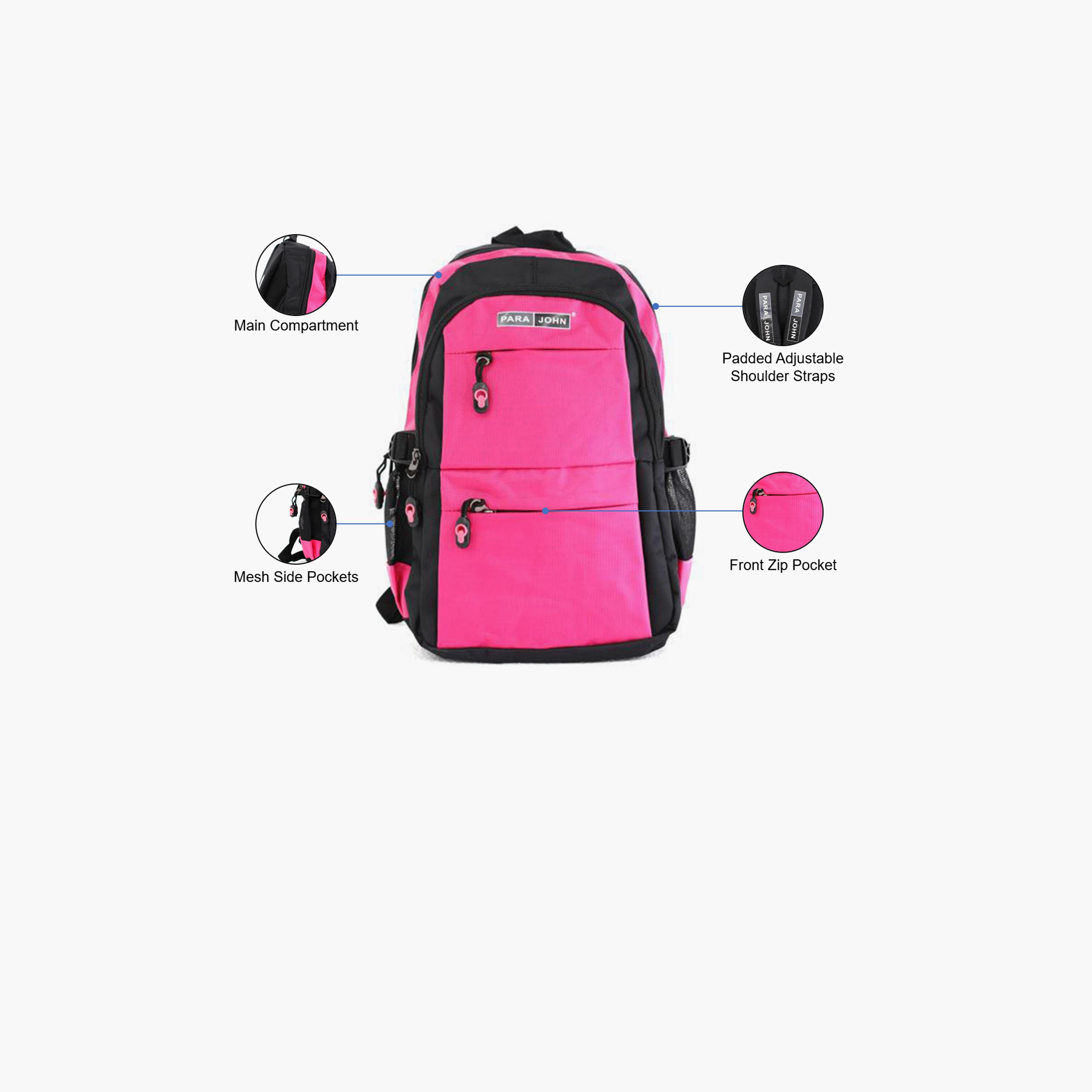 باراجون- شنطة ظهر نايلون 16 إنش بحزام قابل للتعديل-school-bagsandbackpacks-backpacks-image-9