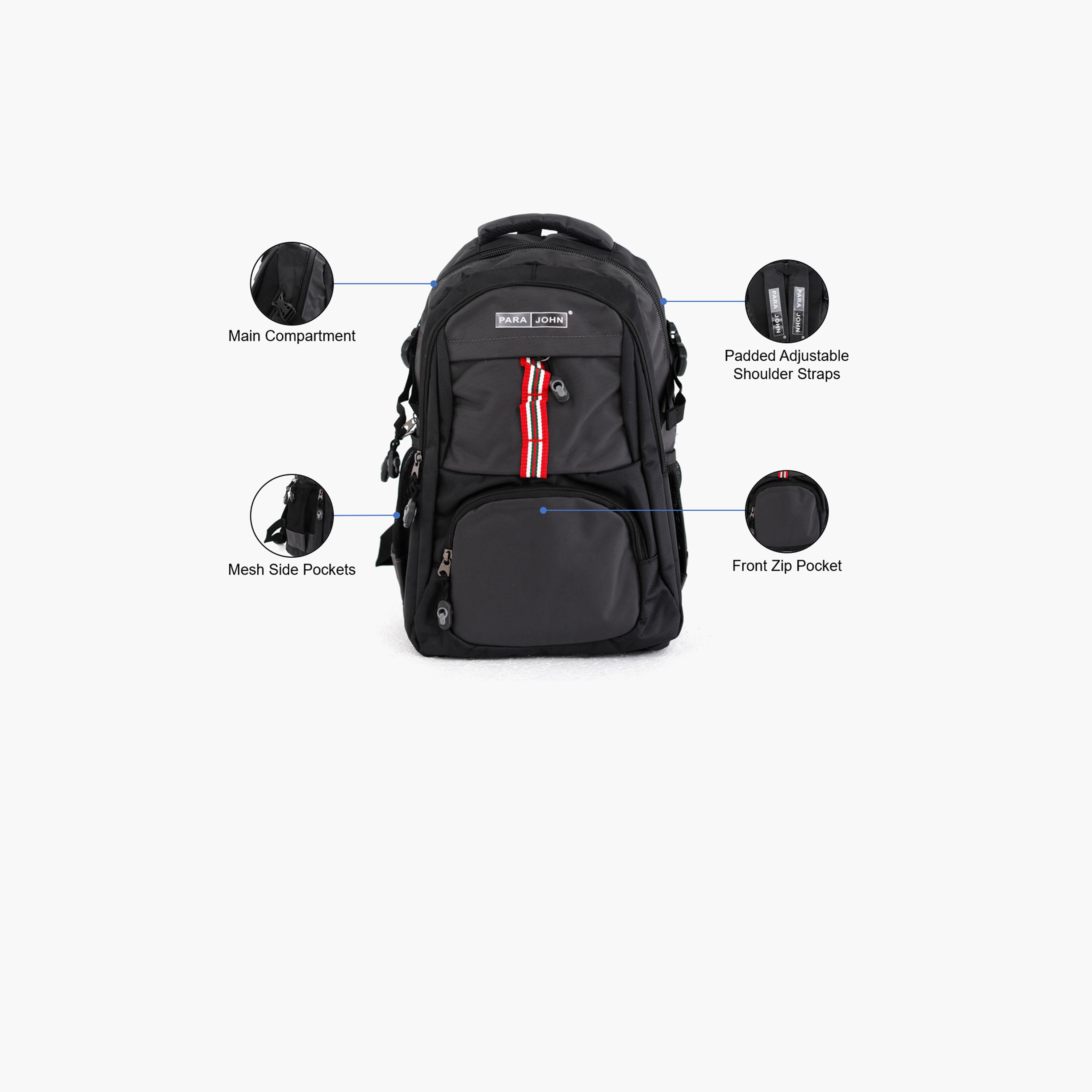 باراجون- شنطة ظهر بوليستر 20 إنش بحزام قابل للتعديل-school-bagsandbackpacks-backpacks-image-1