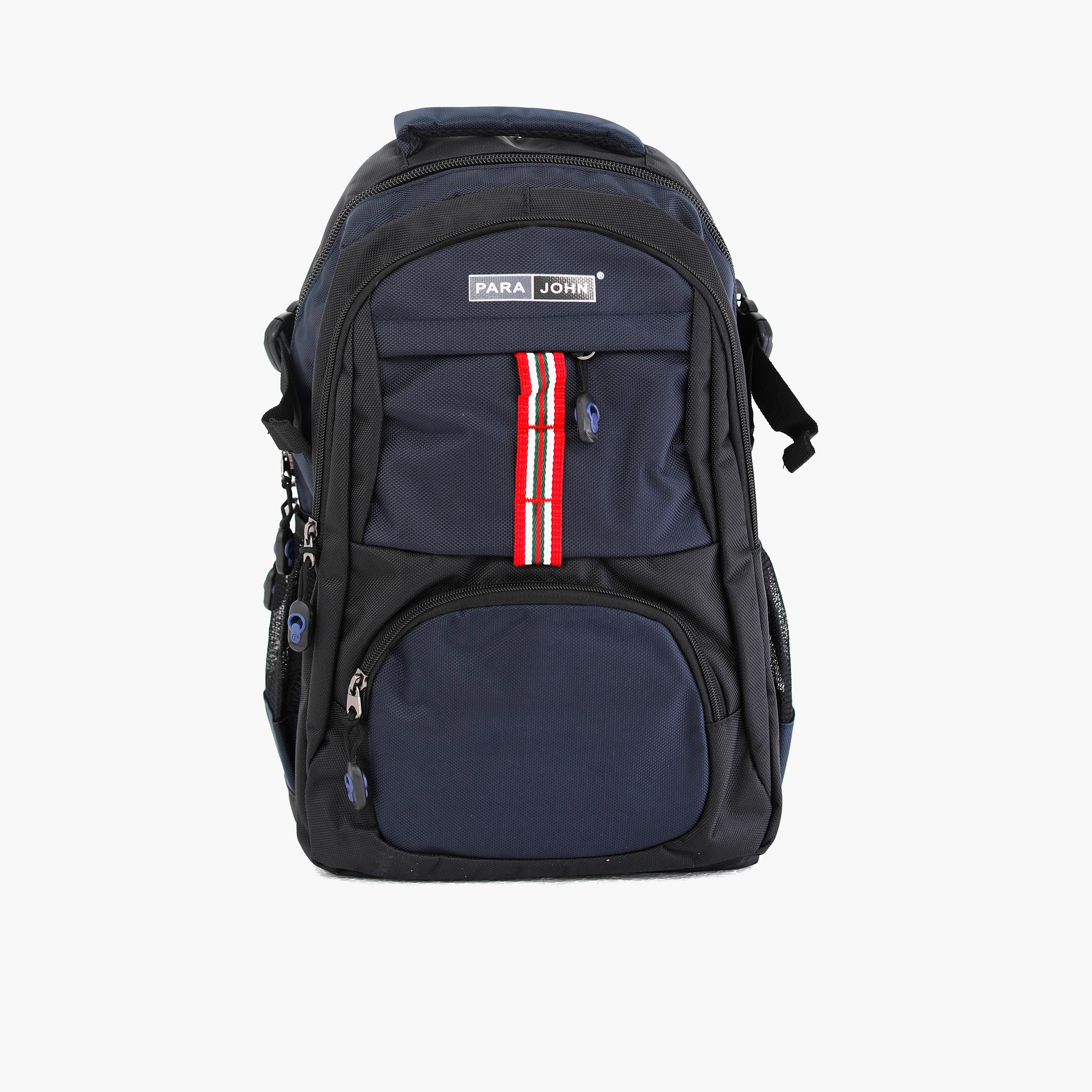 Para John 20 Inches Backpack Polyester with Adjustable Strap-school-bagsandbackpacks-backpacks-image-1