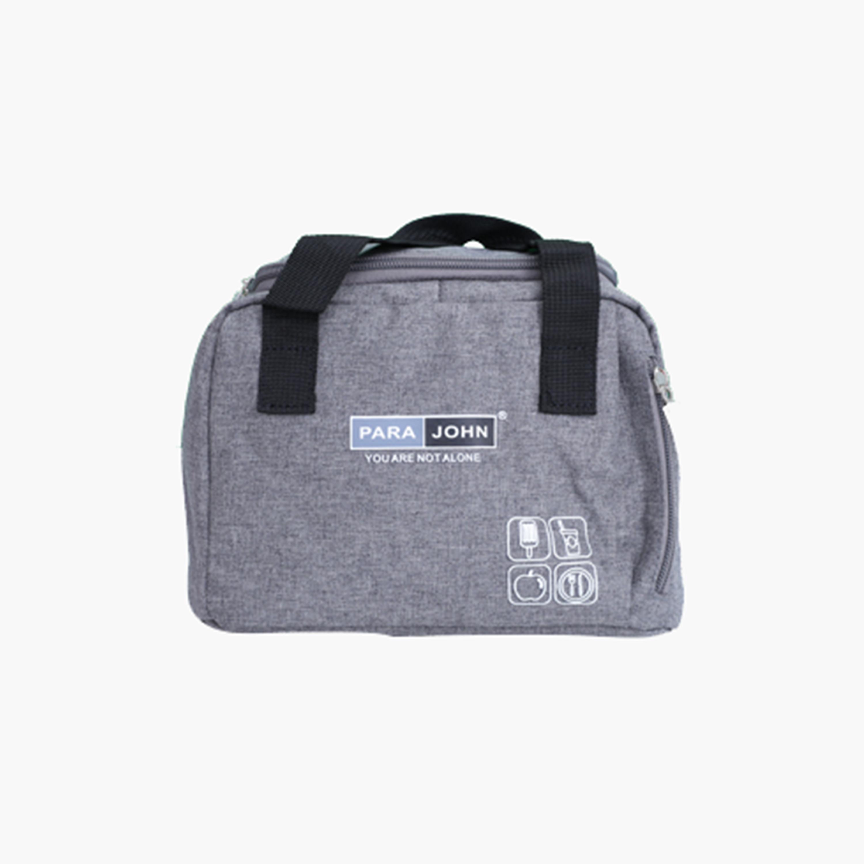 Para John Solid Top Handle Lunch Tote with Zipper Closure-school-lunchessentials-lunchbags-image-2