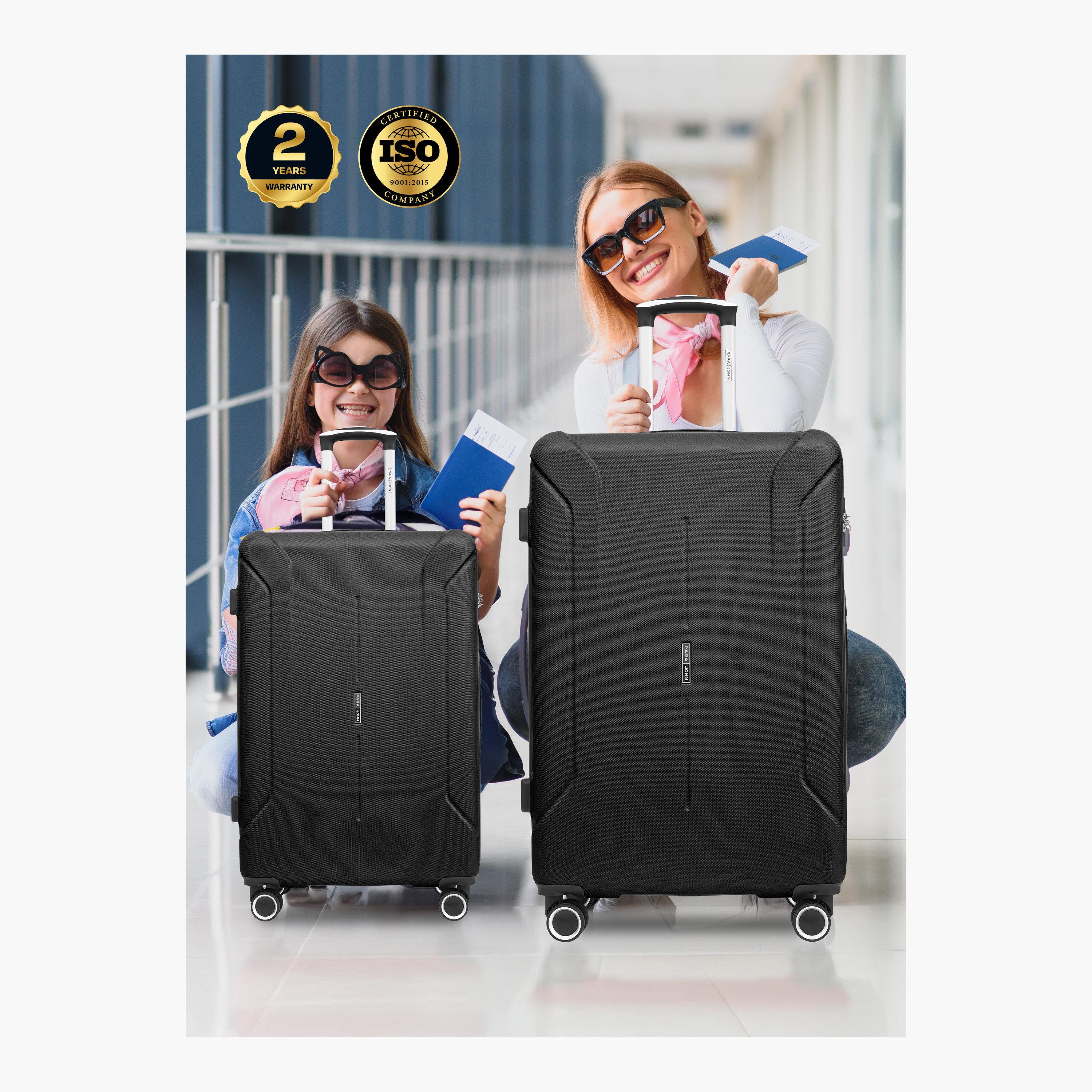 Para John Set of 2 ABS Hard Sided 4-Wheeler Spinner Trolley Bag with Combination Lock-travel-luggagesandbags-luggage-image-25