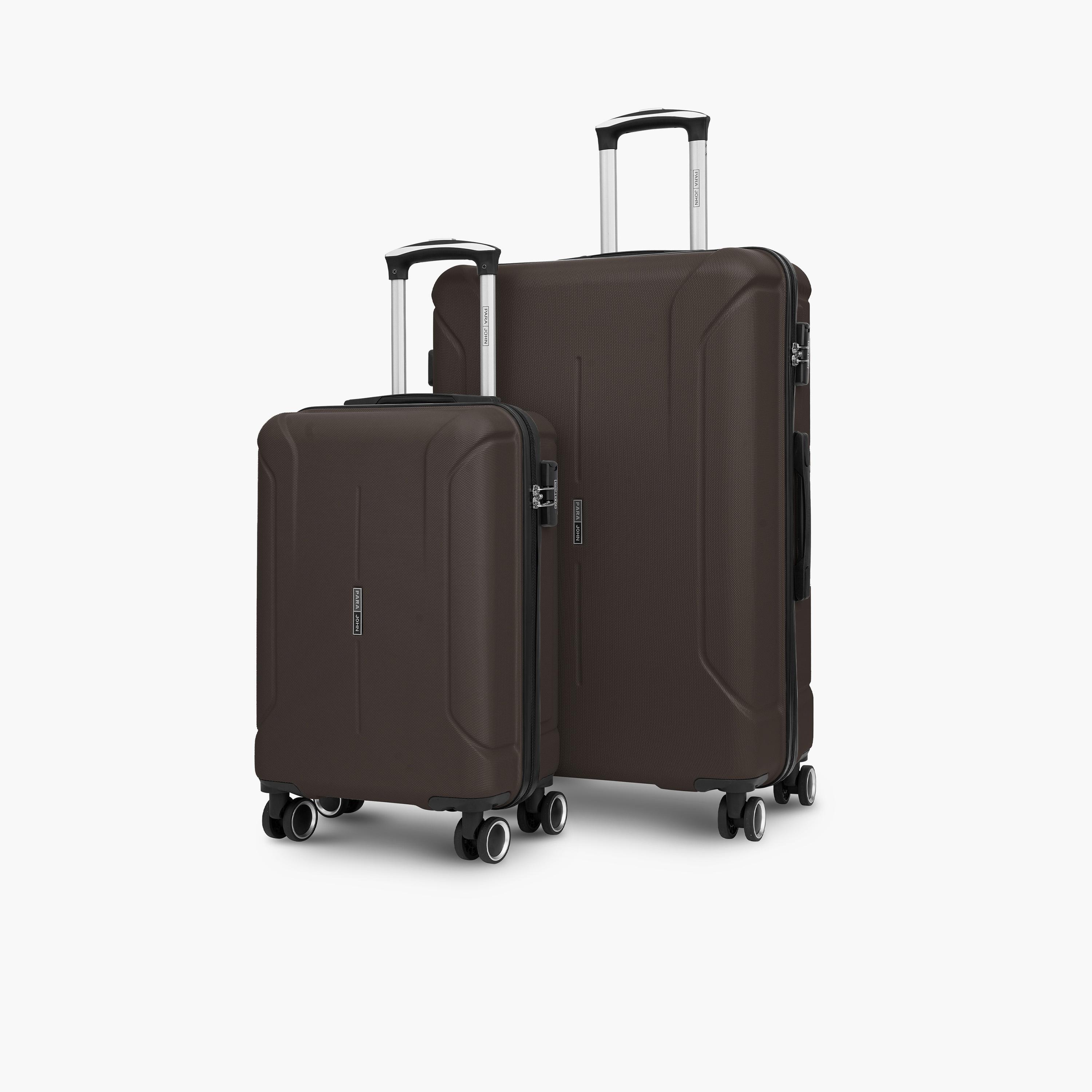 Para John Set of 2 ABS Hard Sided 4-Wheeler Spinner Trolley Bag with Combination Lock-travel-luggagesandbags-luggage-image-6
