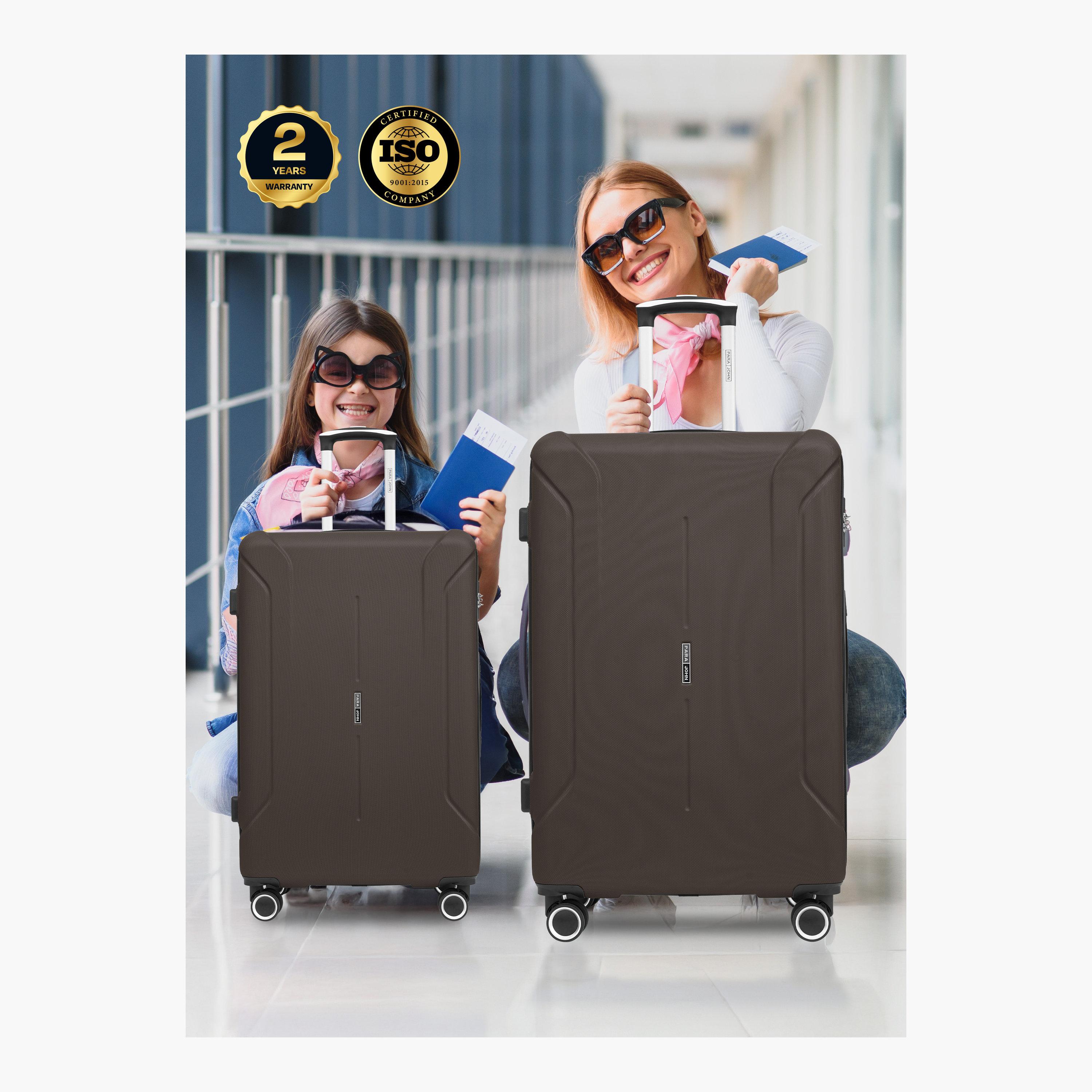 Para John Set of 2 ABS Hard Sided 4-Wheeler Spinner Trolley Bag with Combination Lock-travel-luggagesandbags-luggage-image-10