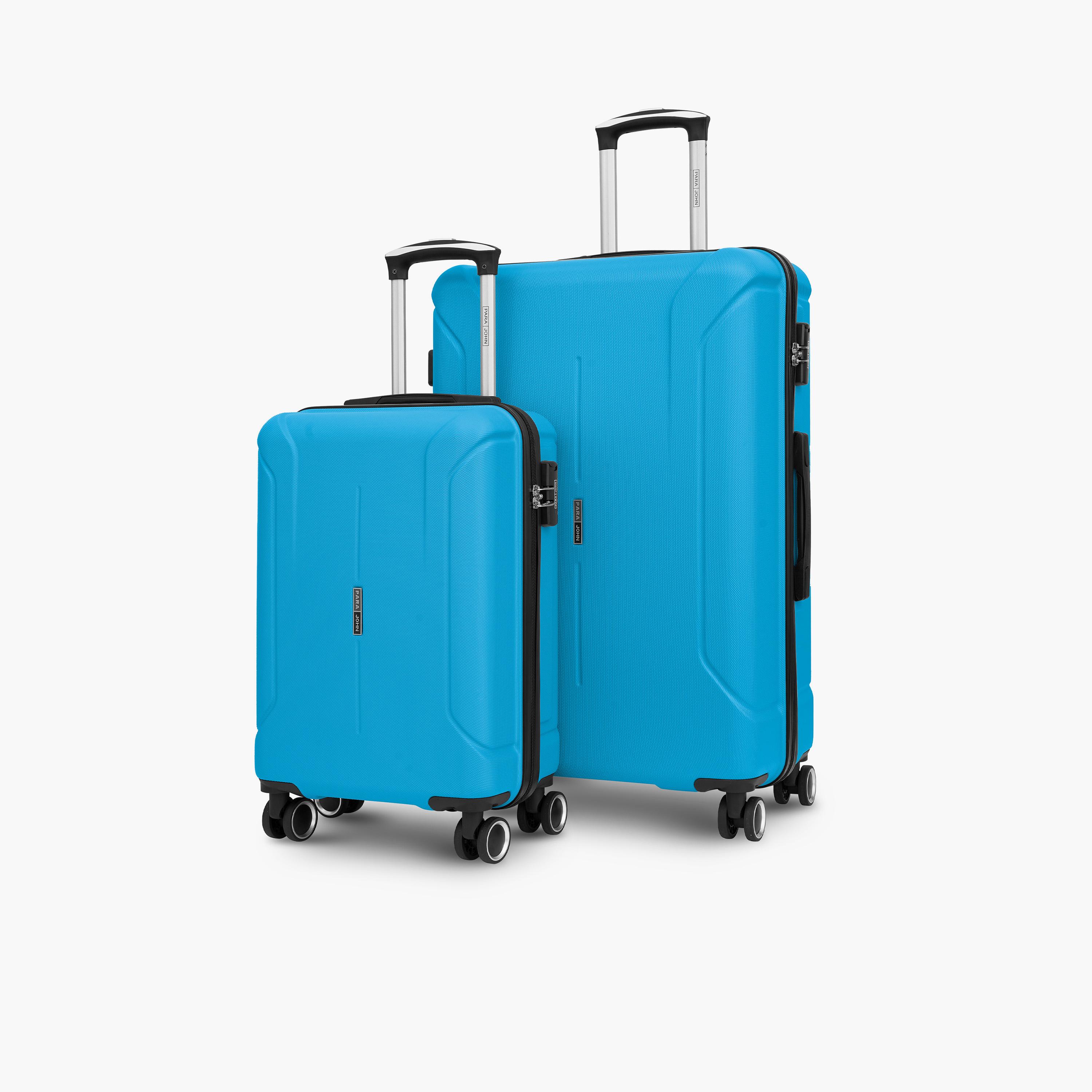 Para John Set of 2 ABS Hard Sided 4-Wheeler Spinner Trolley Bag with Combination Lock-travel-luggagesandbags-luggage-image-11