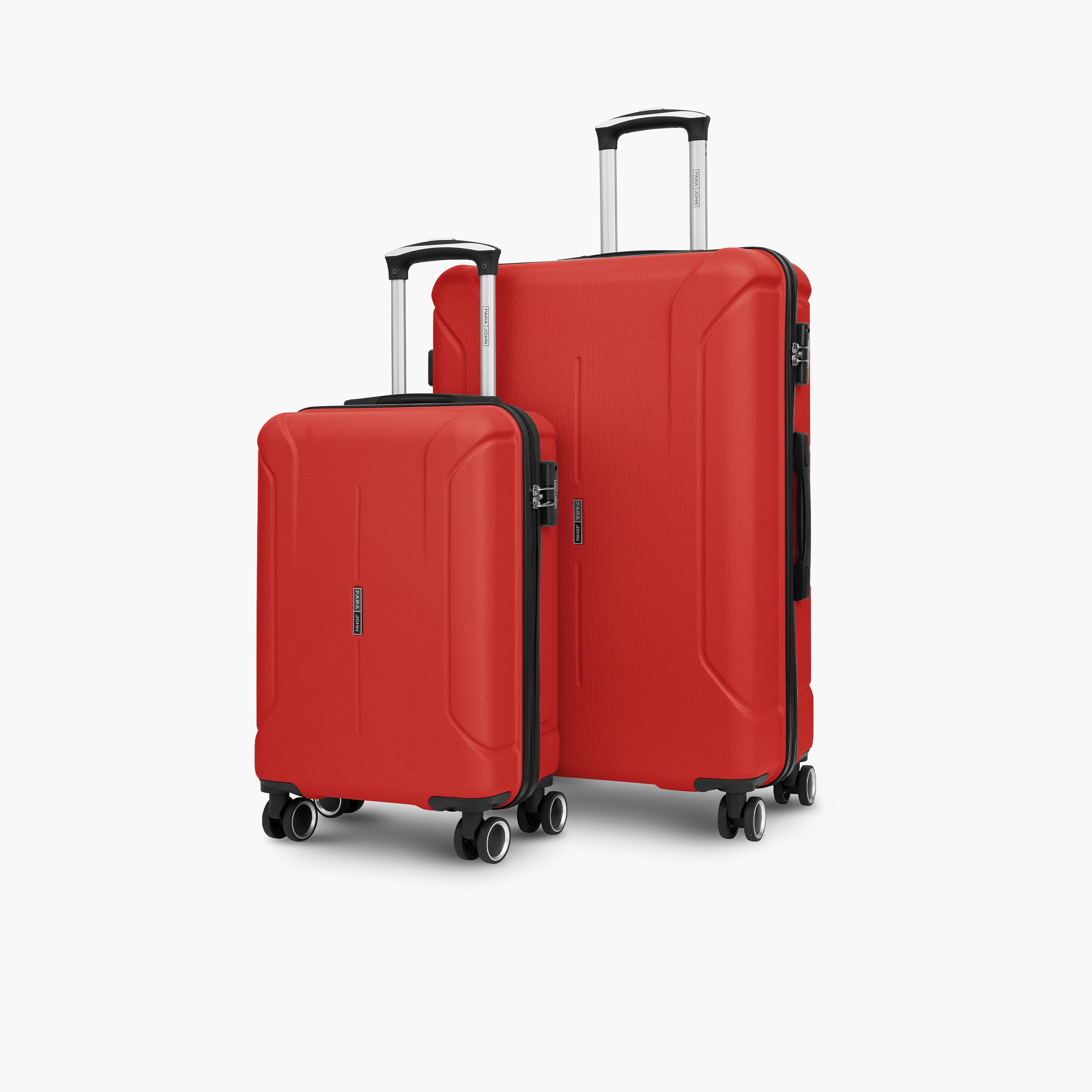 Para John Set of 2 ABS Hard Sided 4-Wheeler Spinner Trolley Bag with Combination Lock-travel-luggagesandbags-luggage-image-16