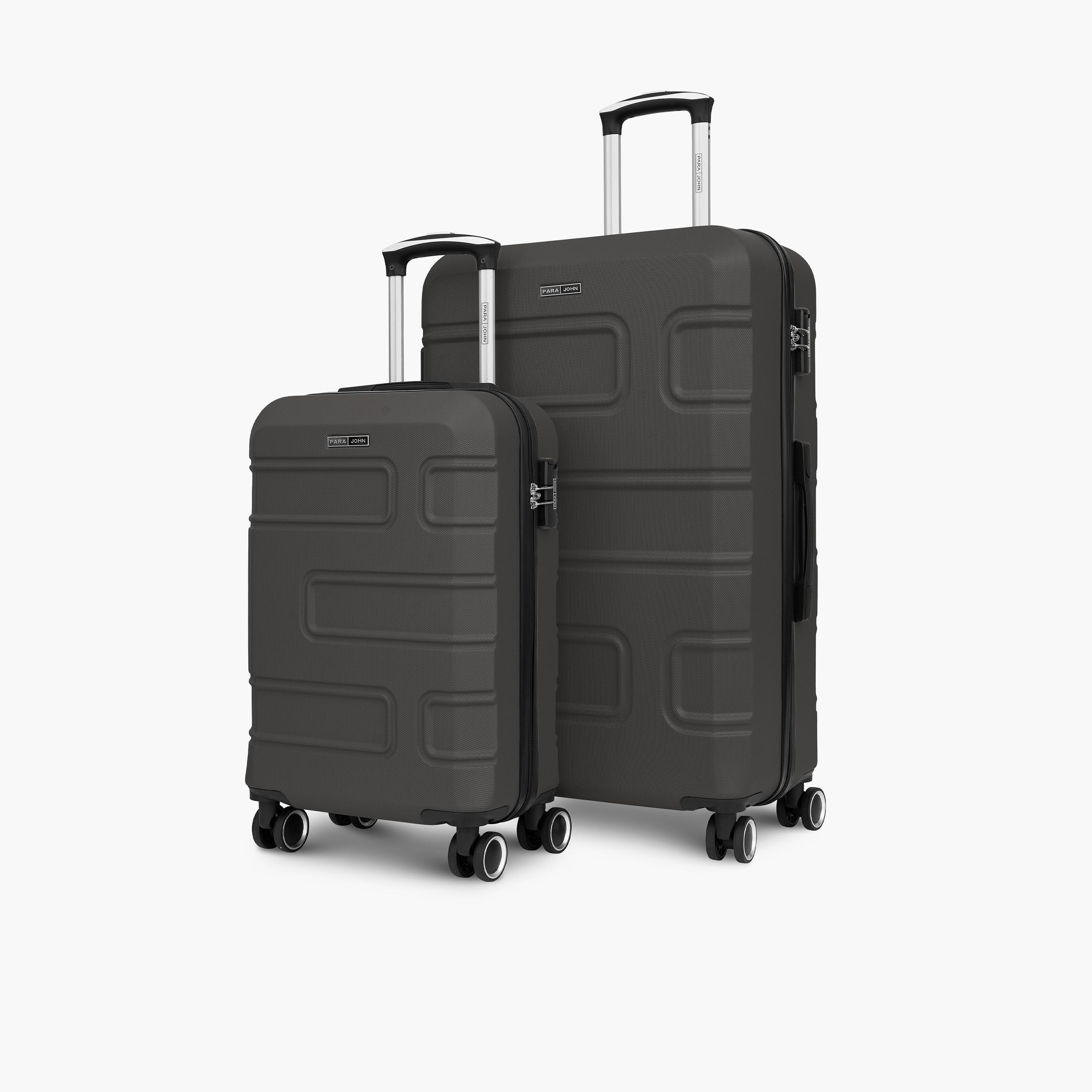 باراجون- طقم شنطتين بأربع عجلات دوارة من مادة ABS وجوانب صلبة مع قفل مركب-travel-luggagesandbags-luggage-image-1